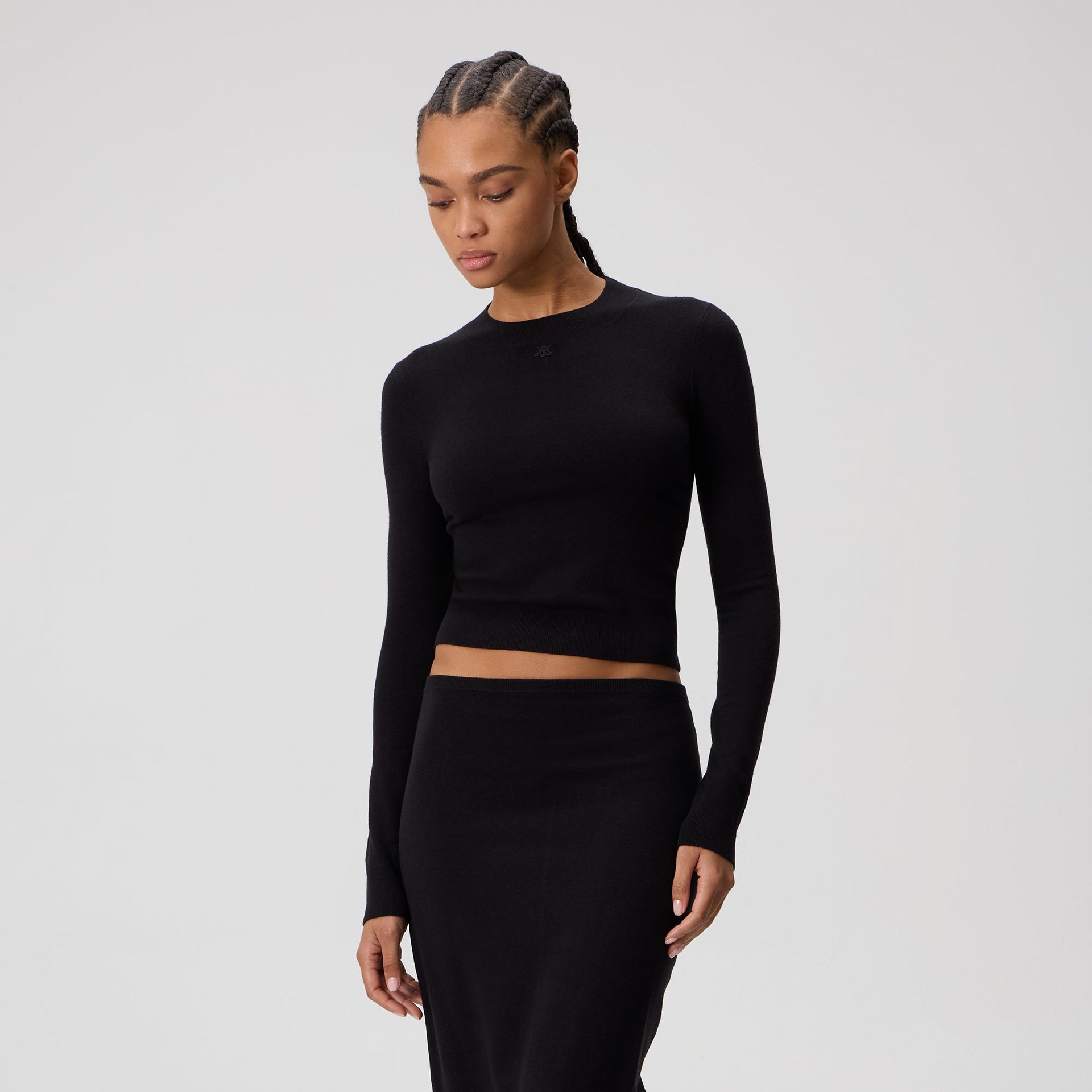 Kith Women Mulberry IV Sweater Long Sleeve - Black - PH
