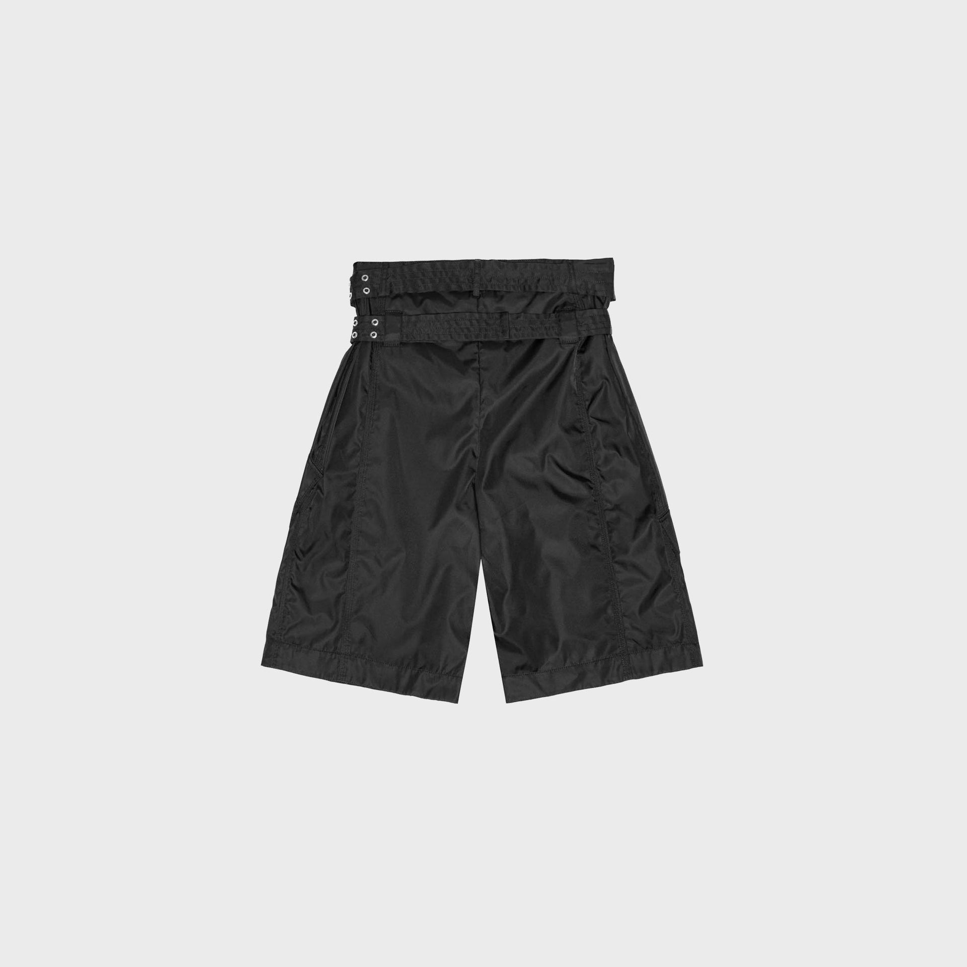 Ganni Duchess Nylon Pocket Shorts - Black
