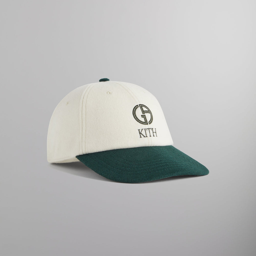 Kith & Giorgio Armani Two Tone Baseball Cap - Sandrift – Kith Canada