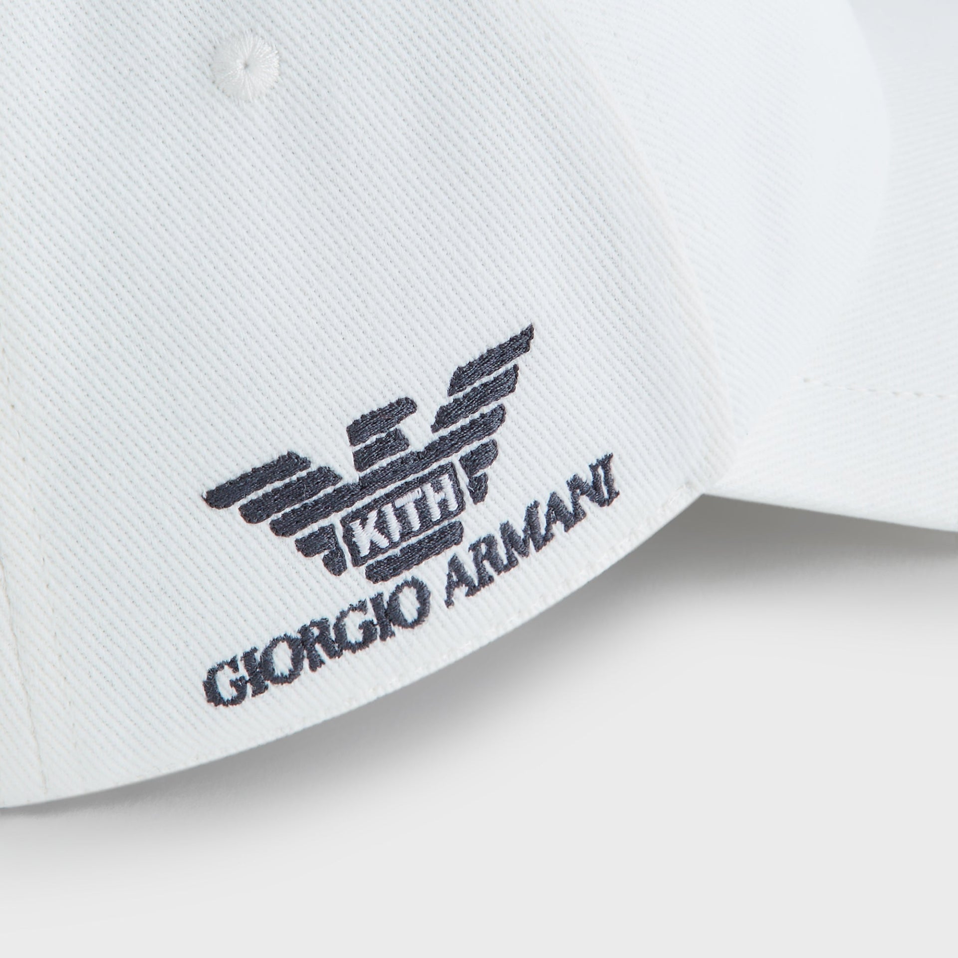 Giorgio Armani & Kith Forte dei Marmi Classic Cap - White