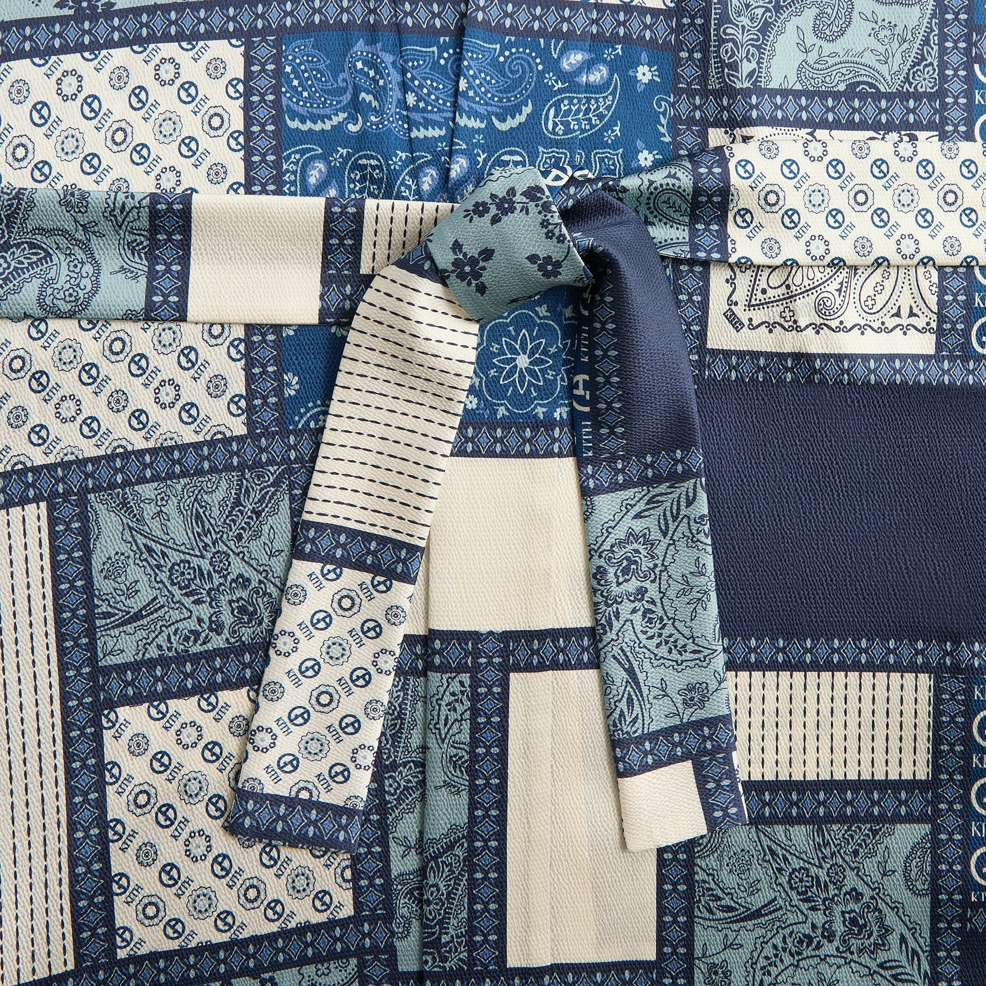 Giorgio Armani & Kith Women Hammered Silk Kimono - Nocturnal