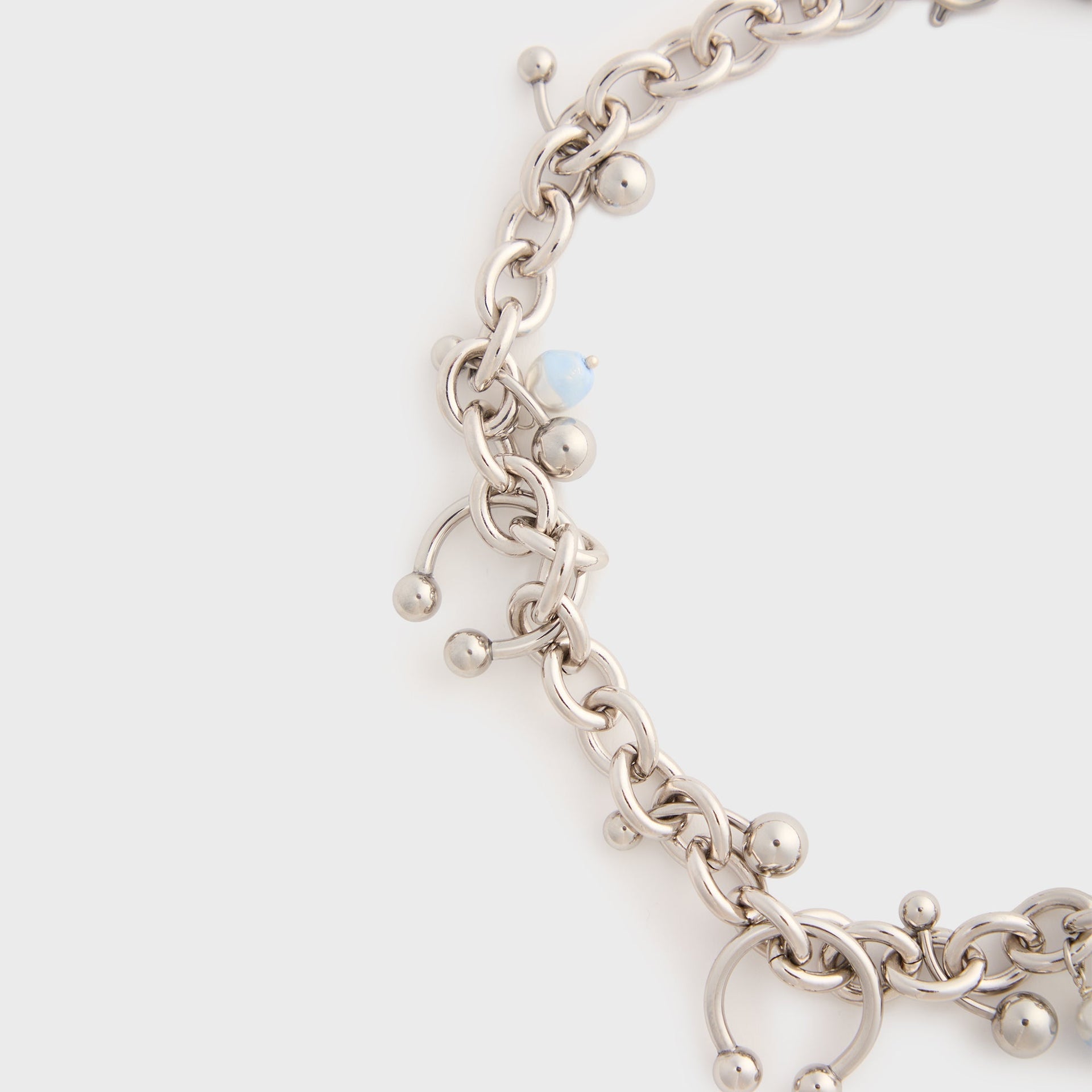 Justine Clenquet Holly Summer Necklace - Pearl Blue
