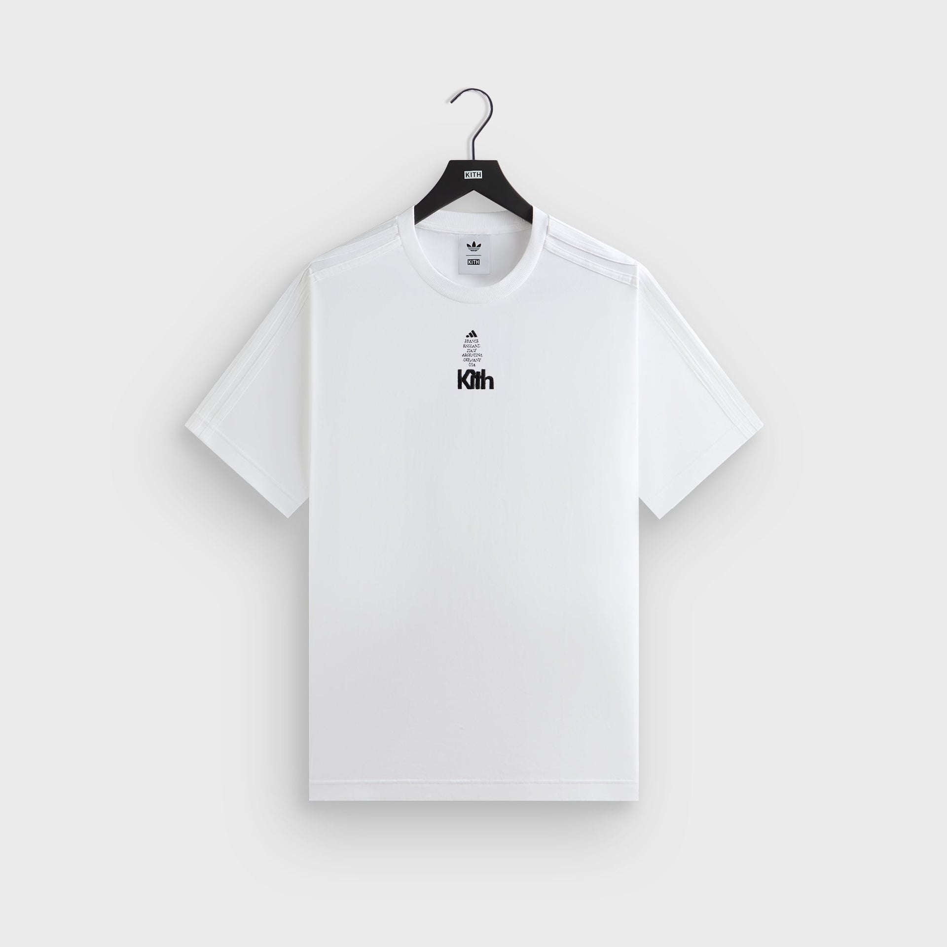 Kith for adidas Football Short Sleeve Tee in White