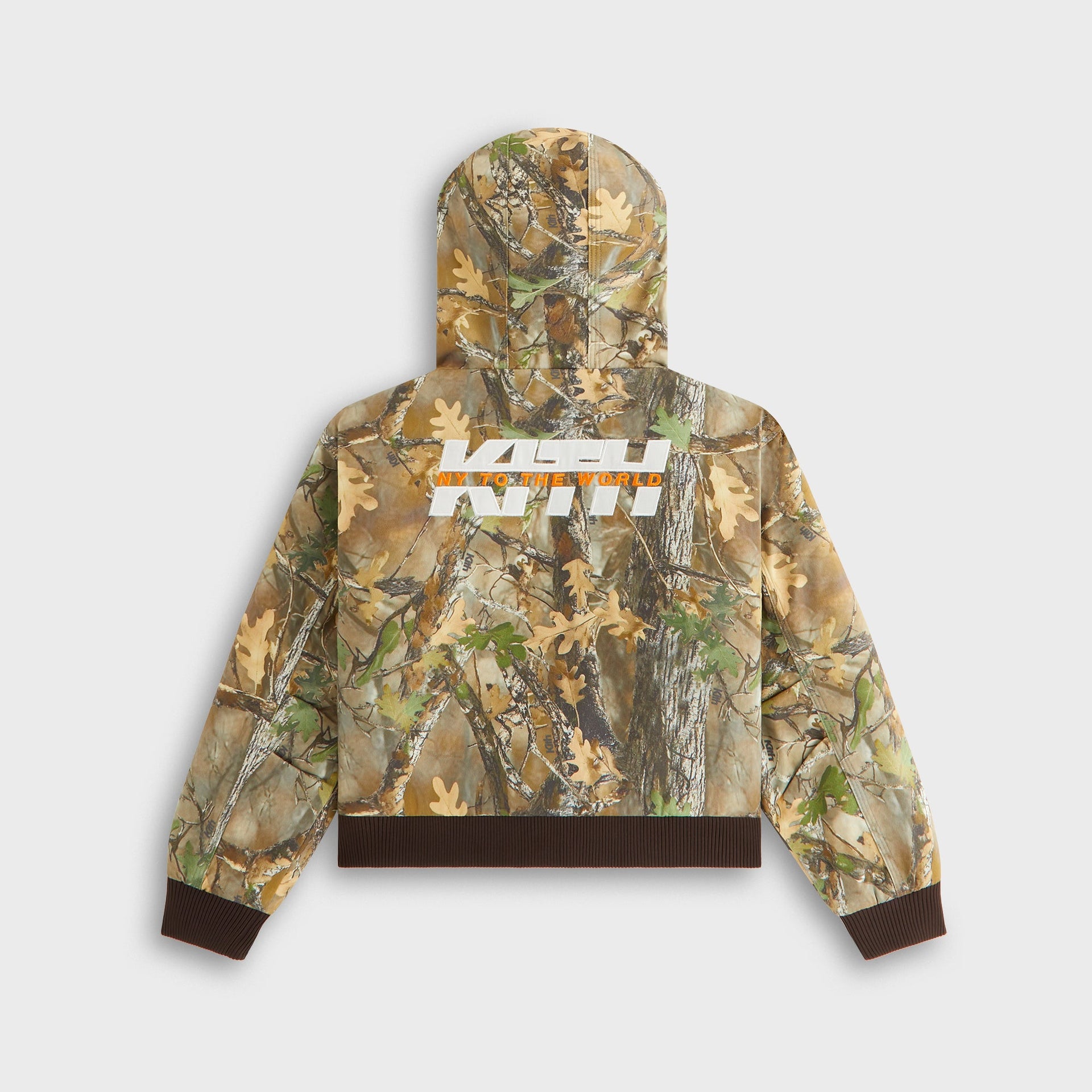 Kith Kids Twill Hooded Owen Jacket - Earth