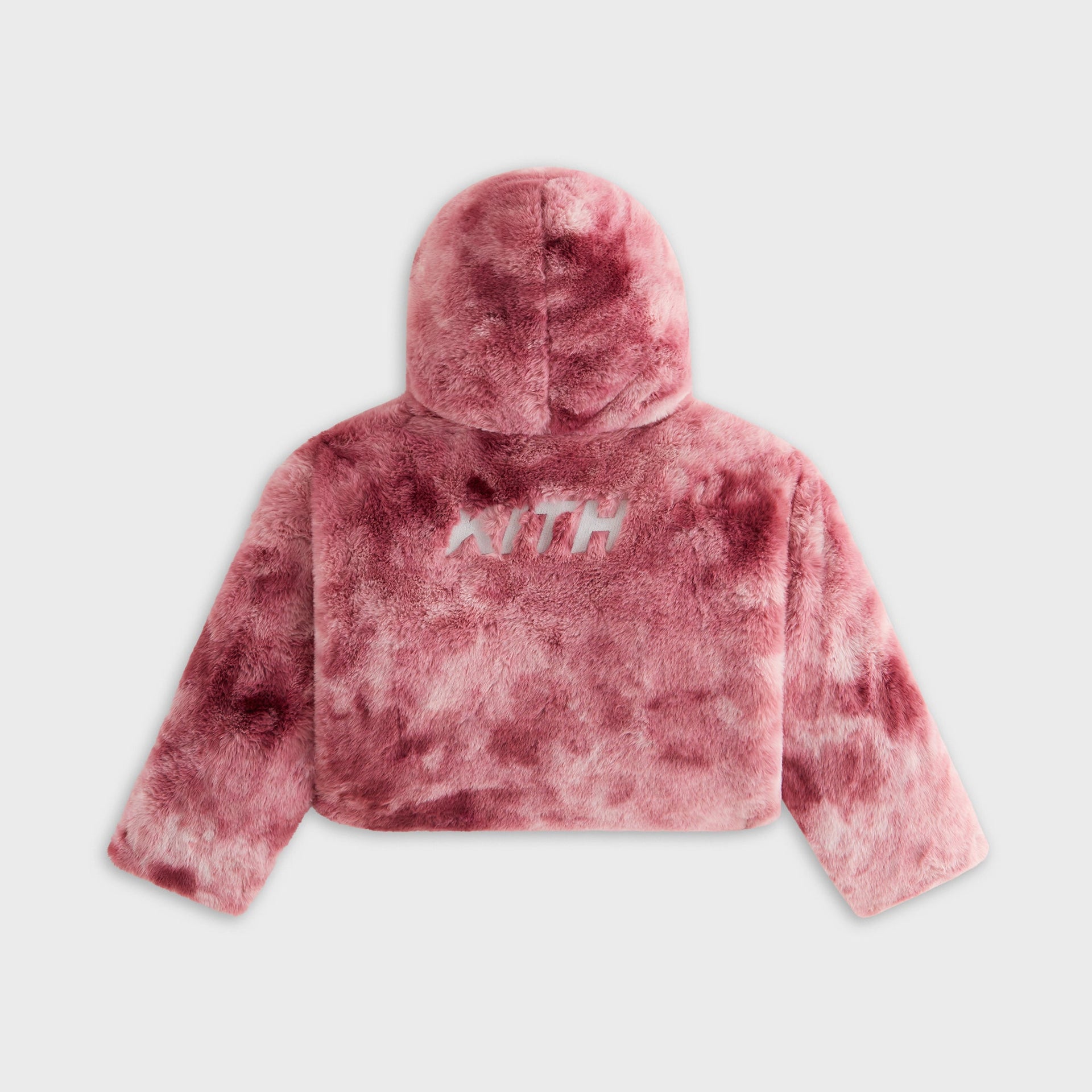 Kith Kids Cropped Faux Fur Hooded Puffer Jacket - Affection
