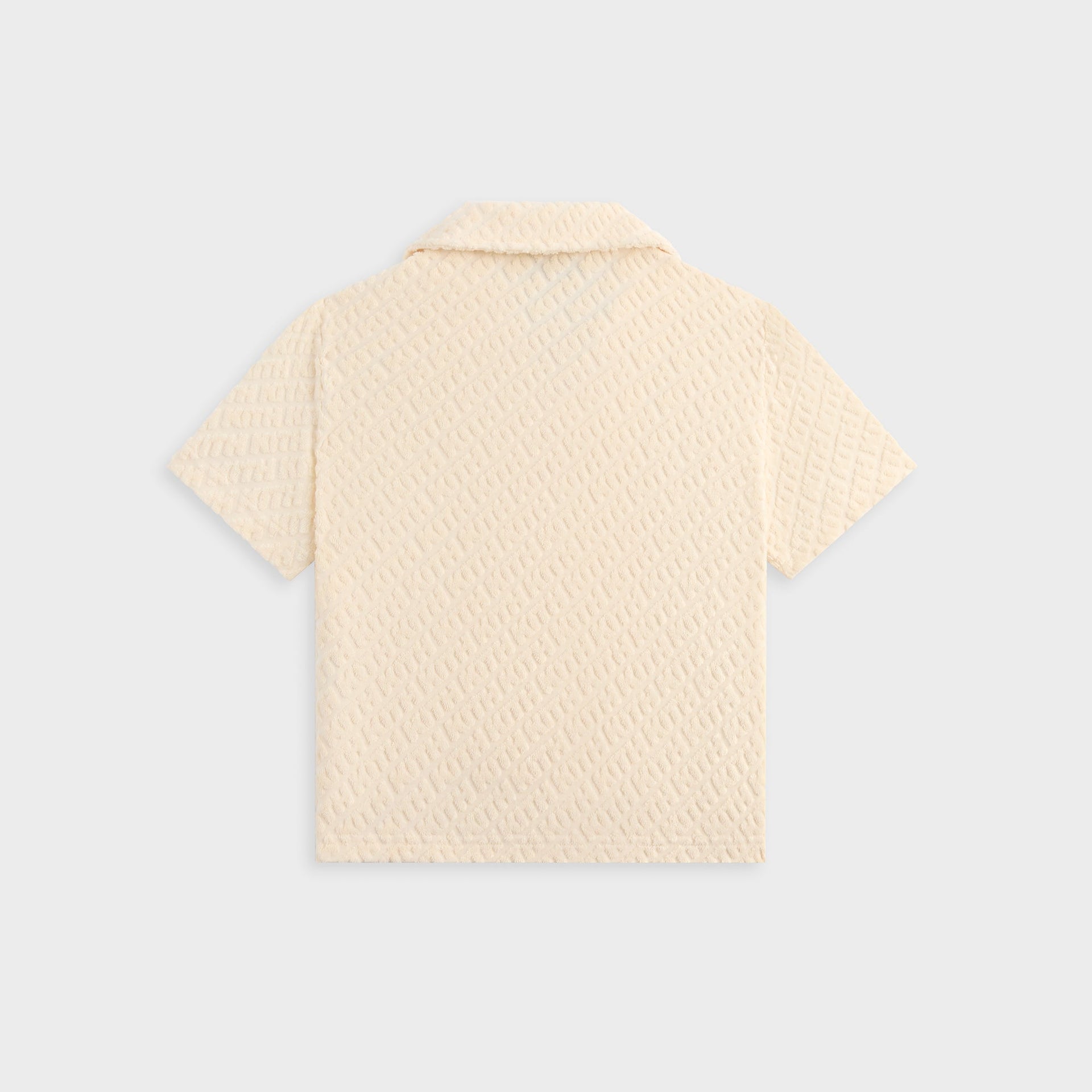 Kith Kids Monogram Terry Camp Shirt - Silk