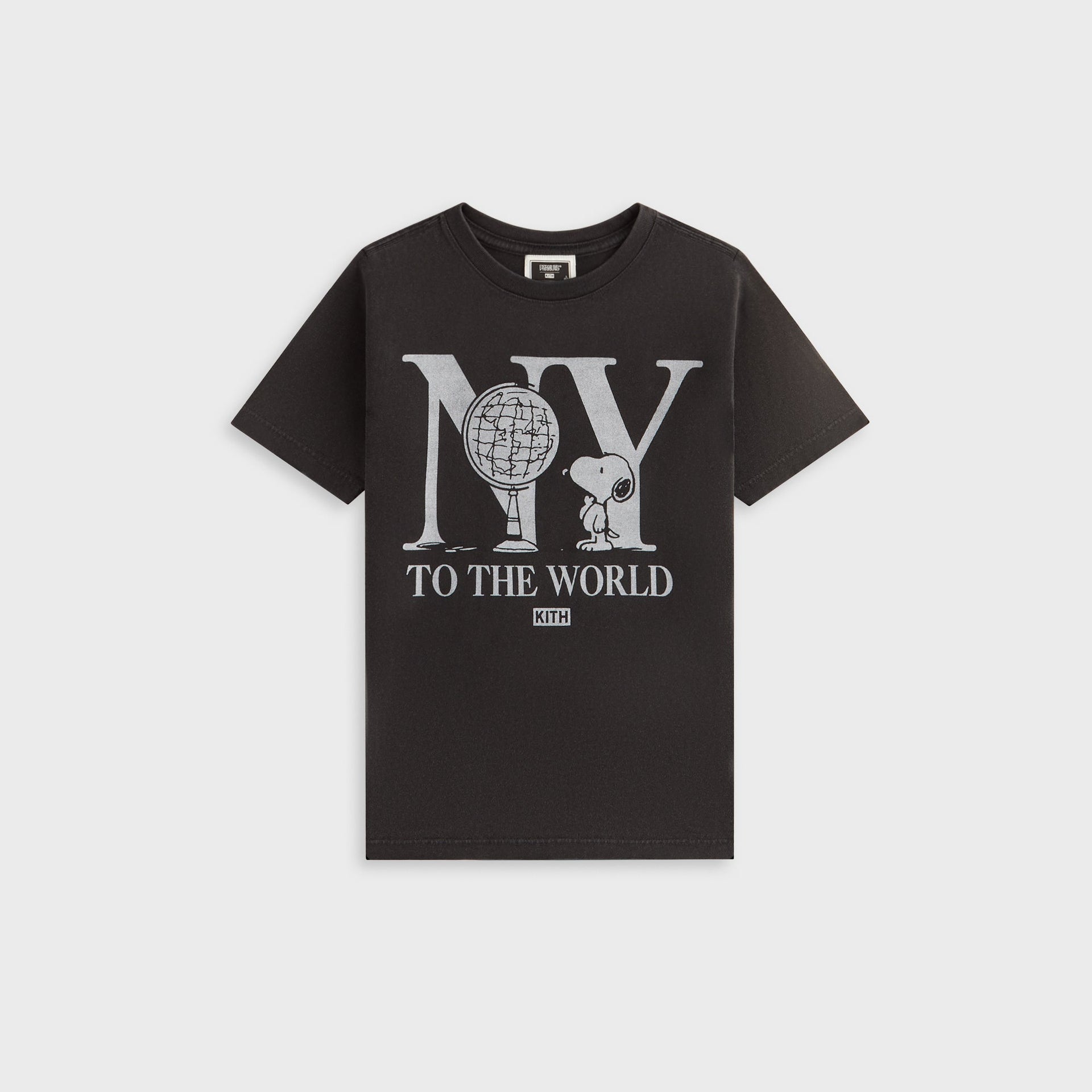 Kith Kids for Peanuts New York To The World Vintage Tee - Black