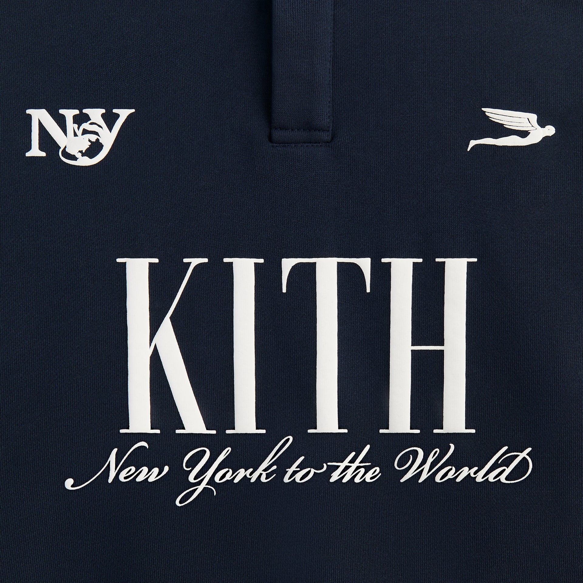 Kith Kids Logo Hunter Pullover - Nocturnal