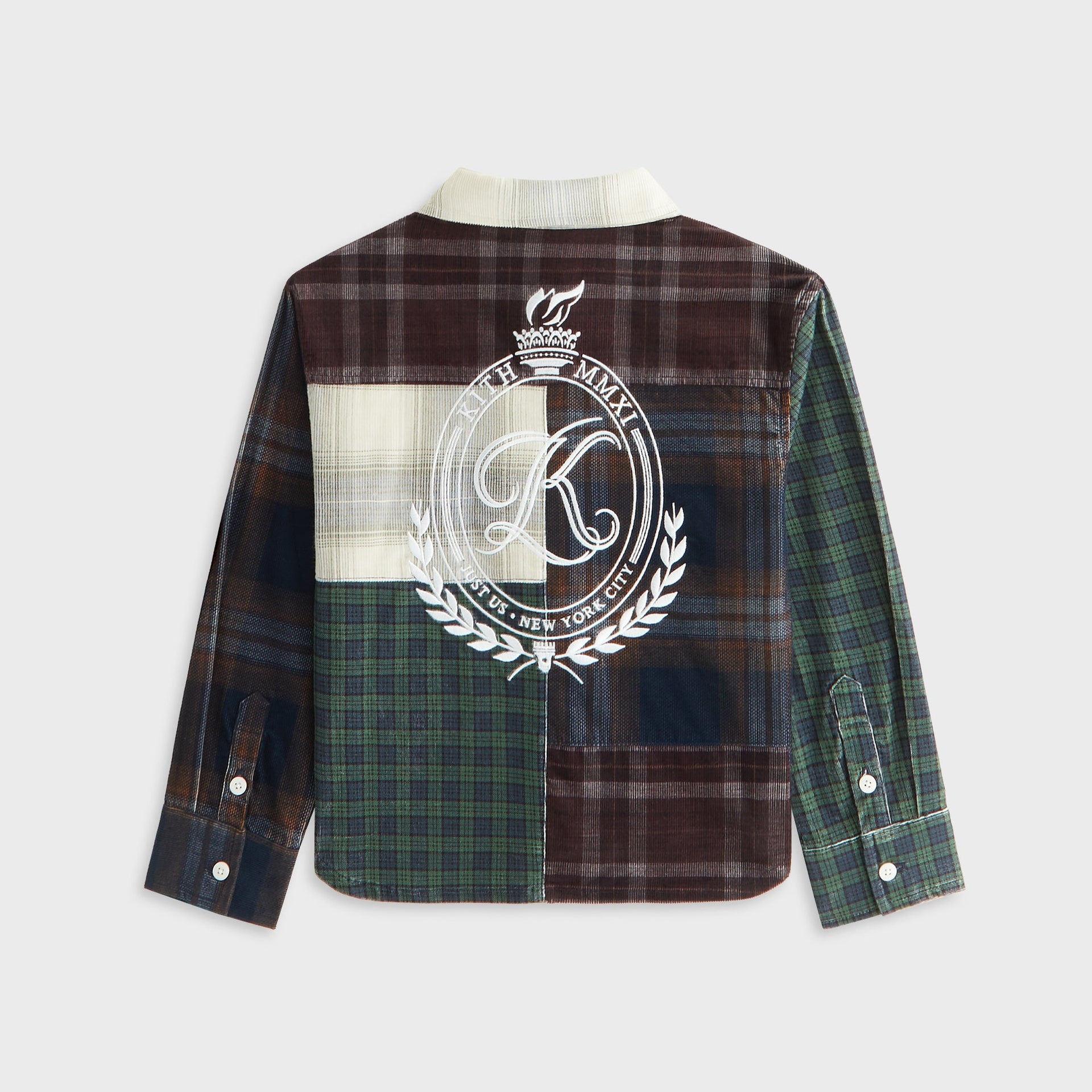 Kith Kids Textured Patchwork Apollo Shirt - Multi