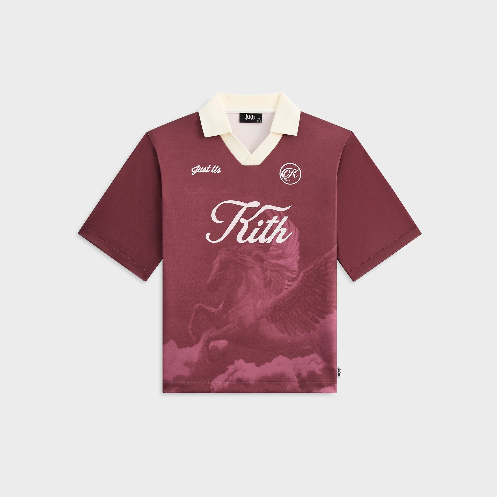 Kith Kids Printed Pegasus Soccer Top - Magma
