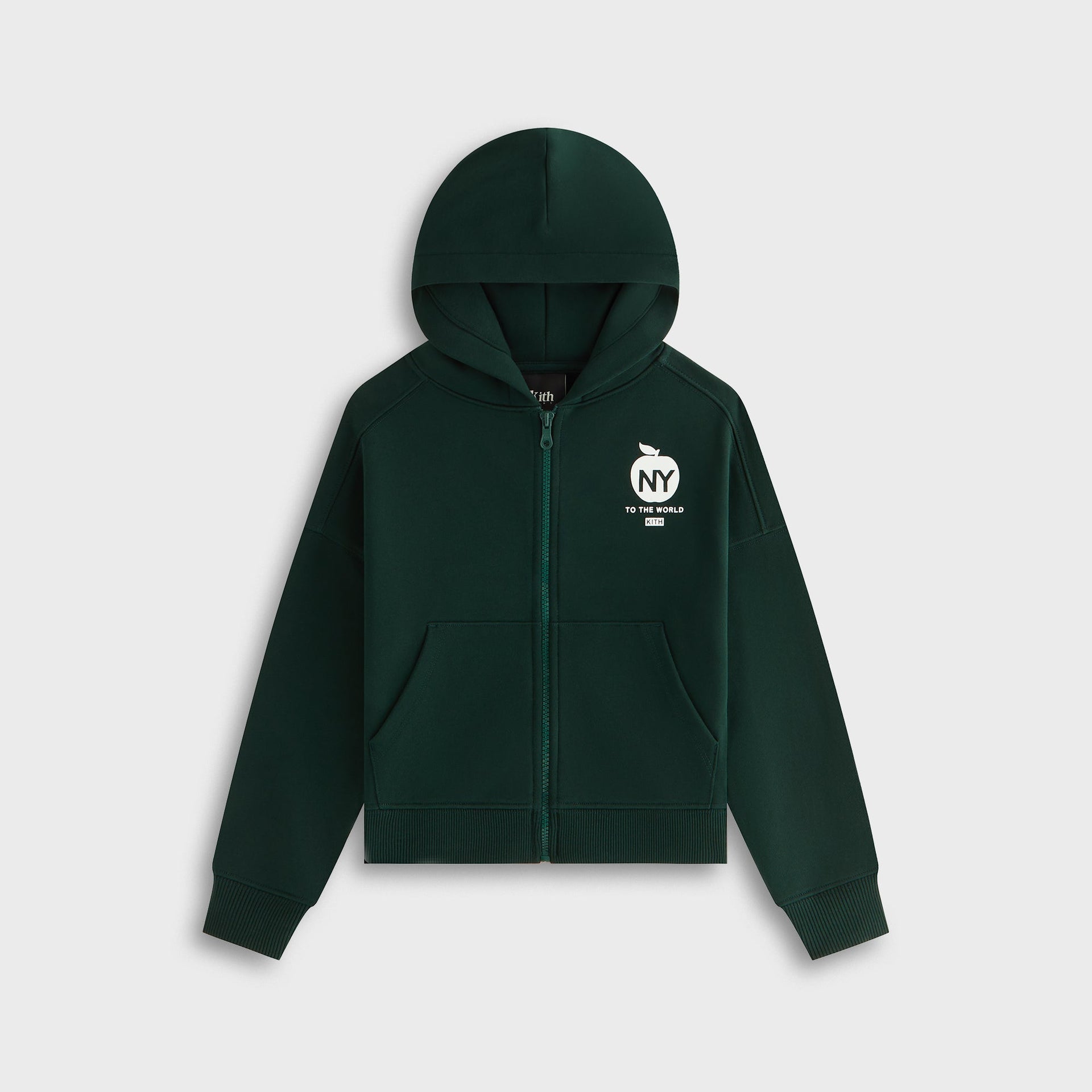 Kith Kids Logo Zip Nelson Hoodie - Stadium
