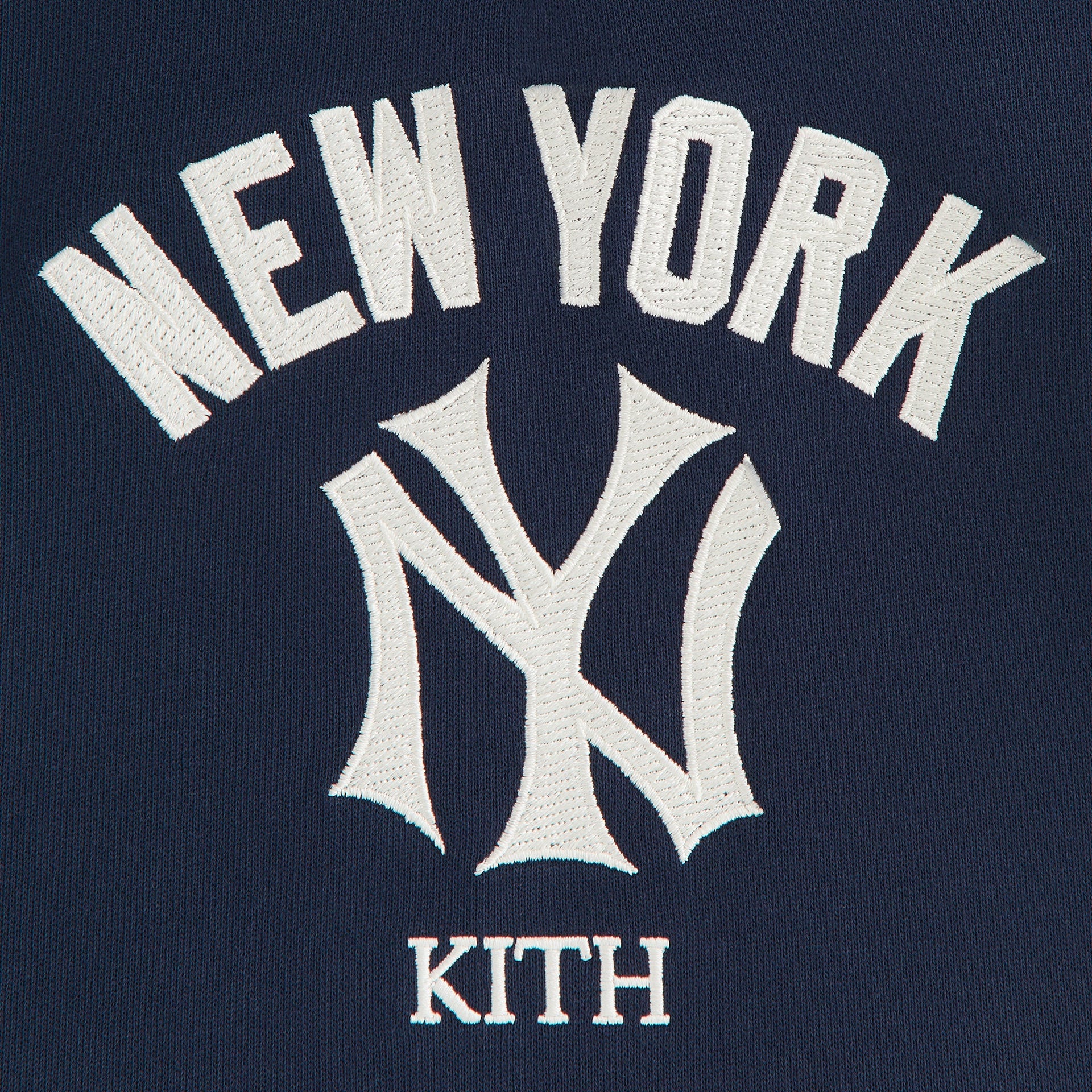 Kith Kids for the New York Yankees Combo Lewis V-Neck Hoodie - Nocturnal
