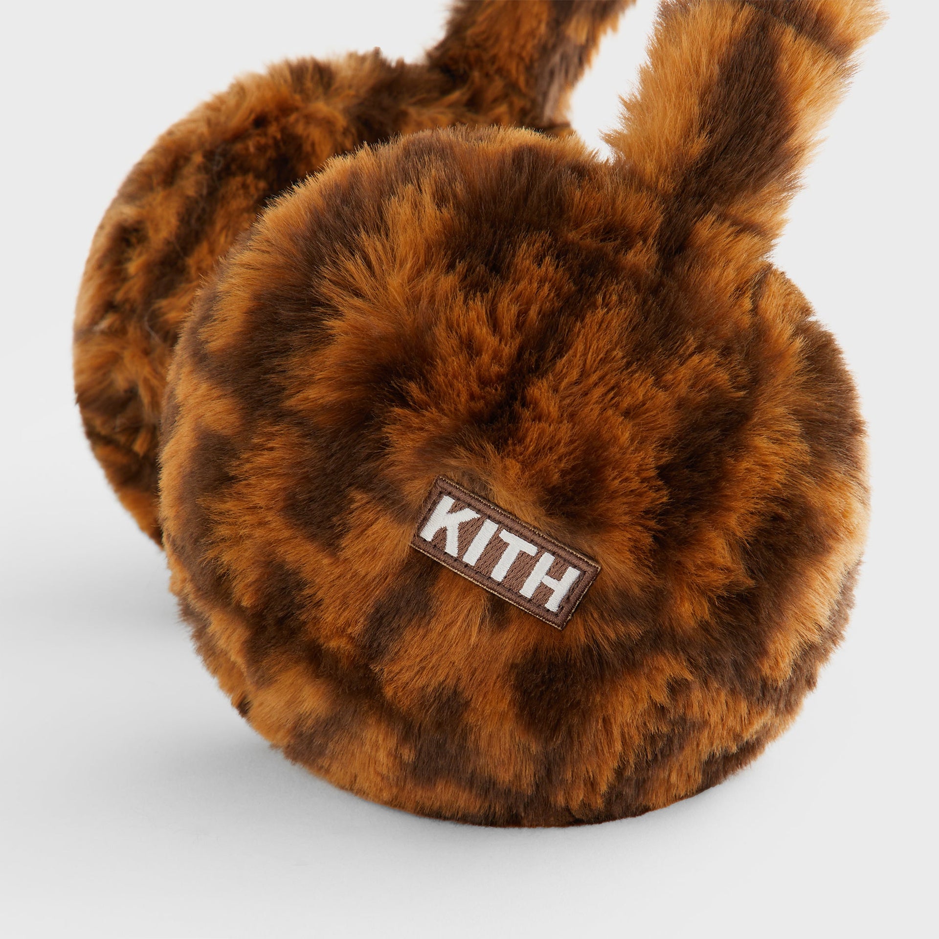 Kith Kids Faux Fur Monogram Earmuffs - Legacy