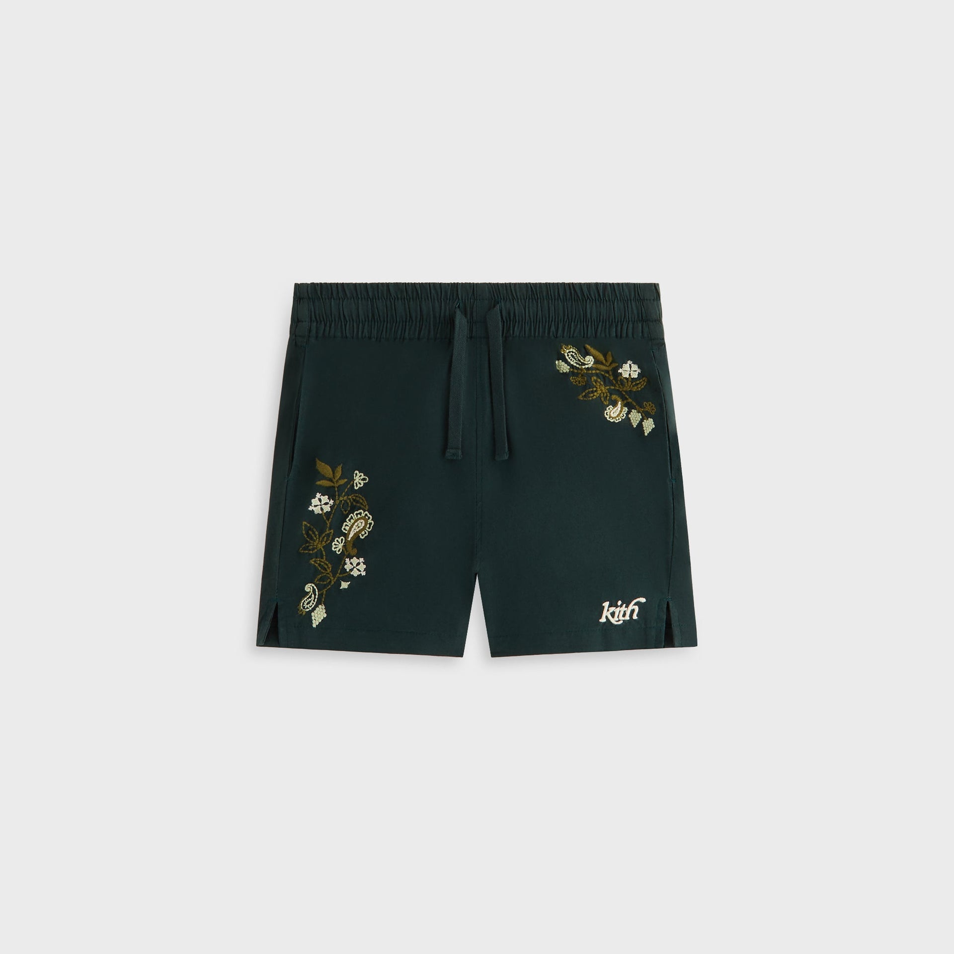 Kith Kids Novelty Embroidered Thompson Camp Short - Stadium