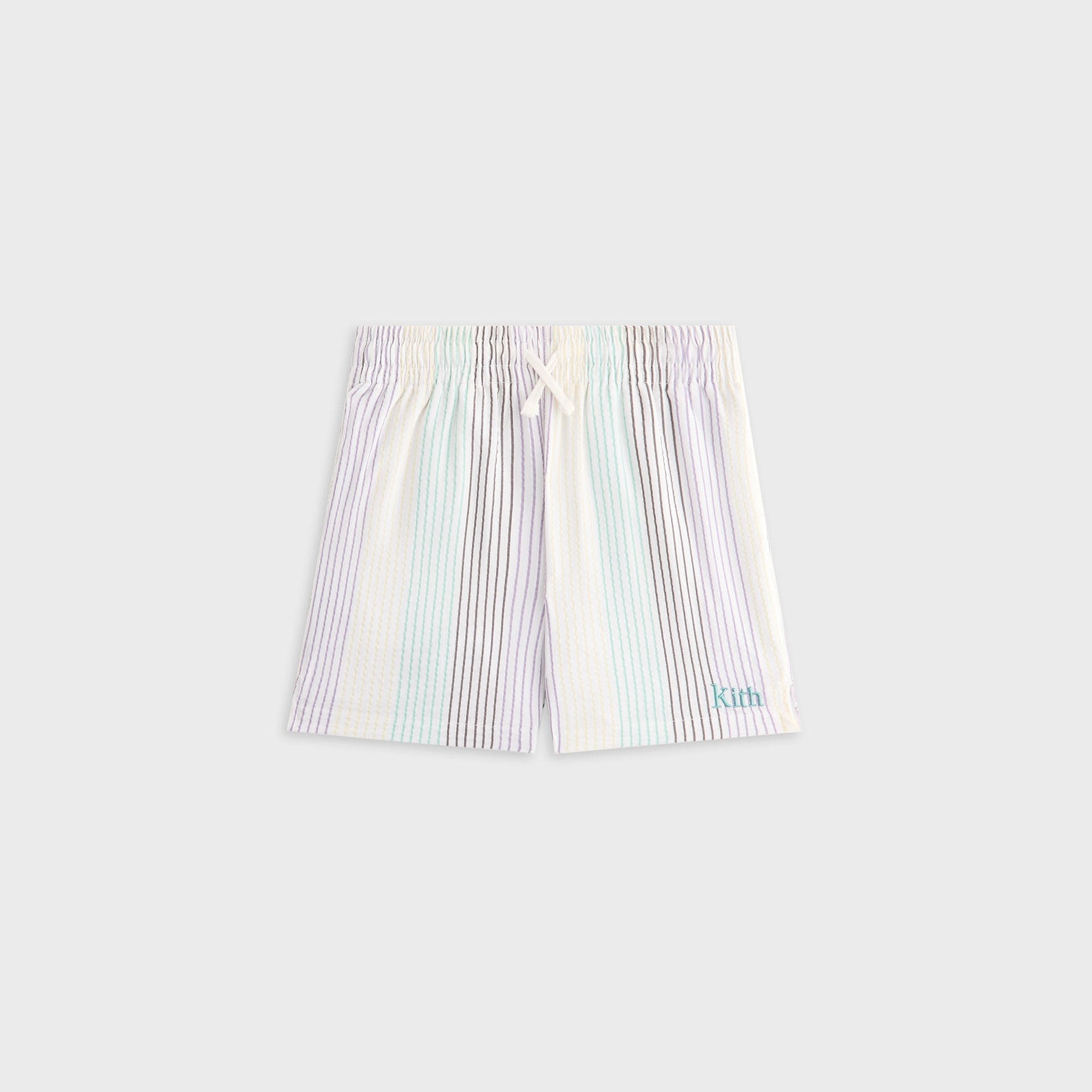 Kith Kids Striped Thompson Camp Short - Mykonos