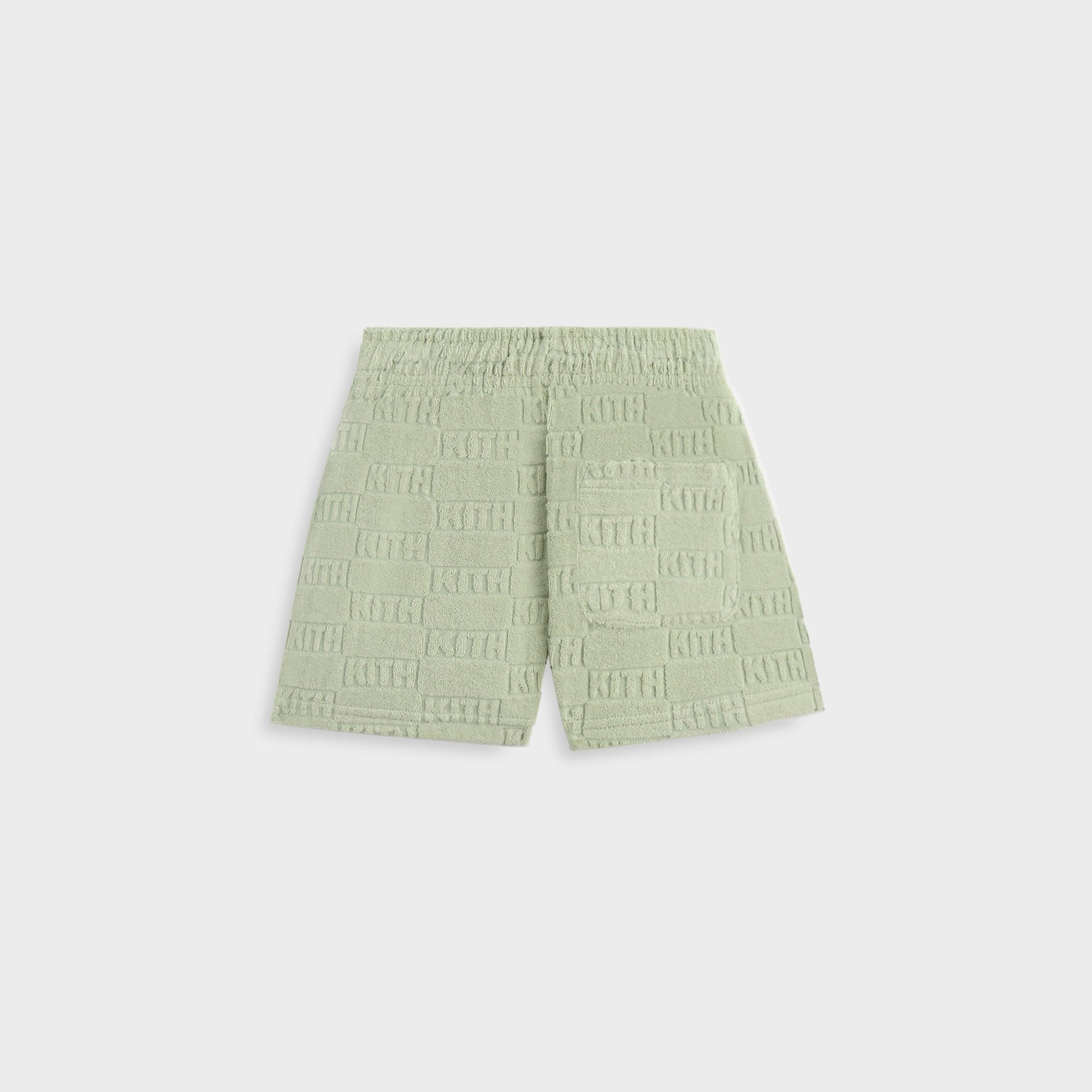 Kith Kids Monogram Terry Liam Short - Tranquility