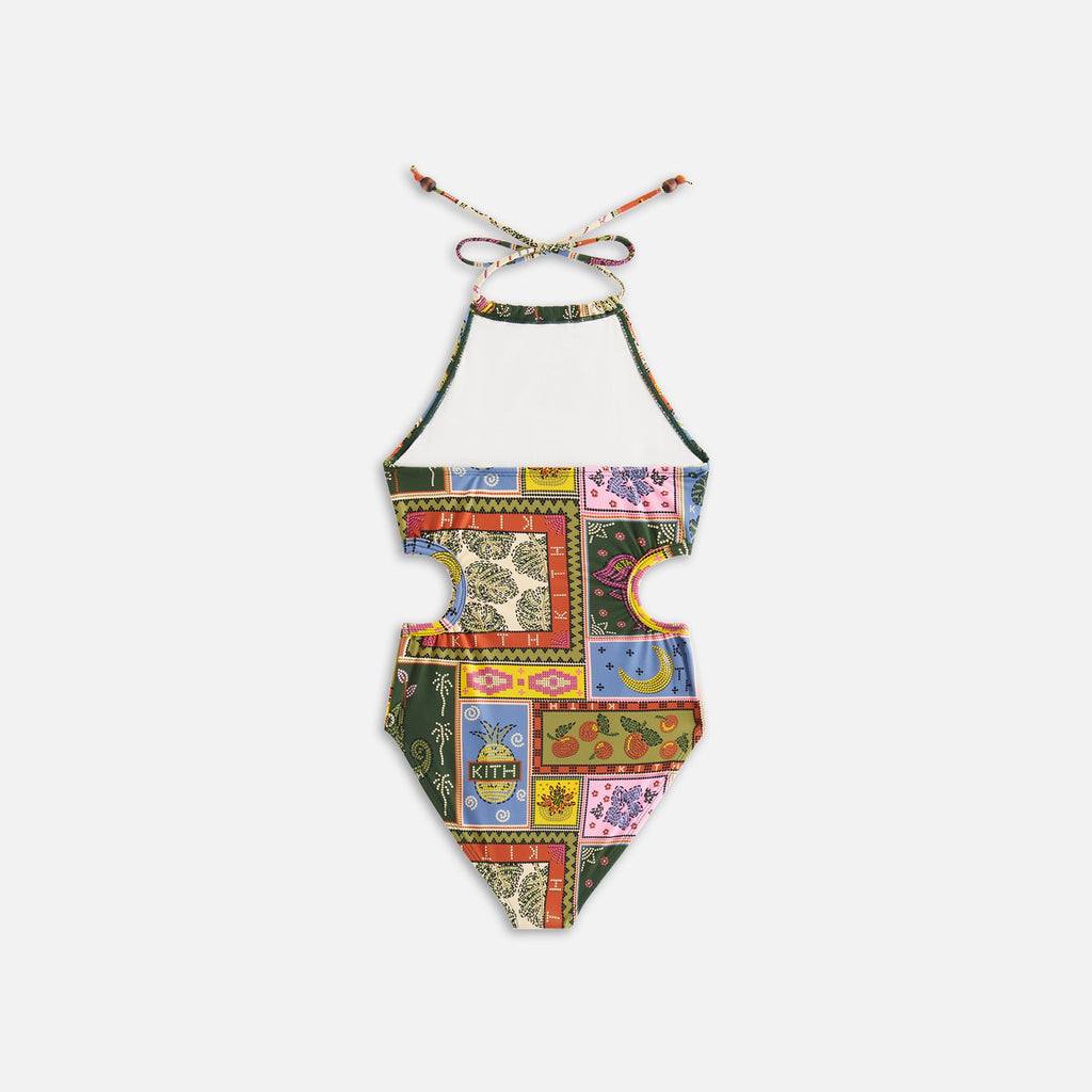 Kith Kids Tropical Tapestry Maya One Piece - Manuscript  