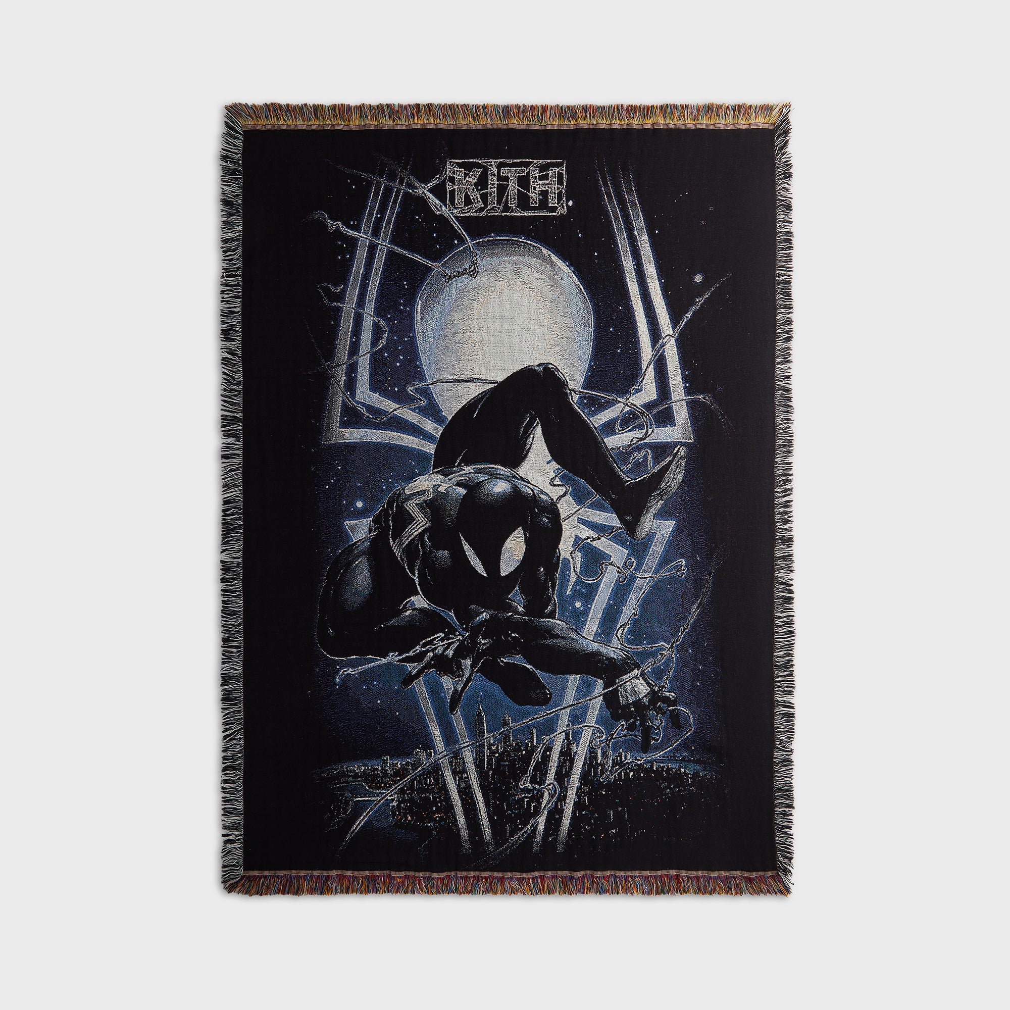 Marvel | Kith Spider-Man Tapestry Blanket - Black – Kith Canada