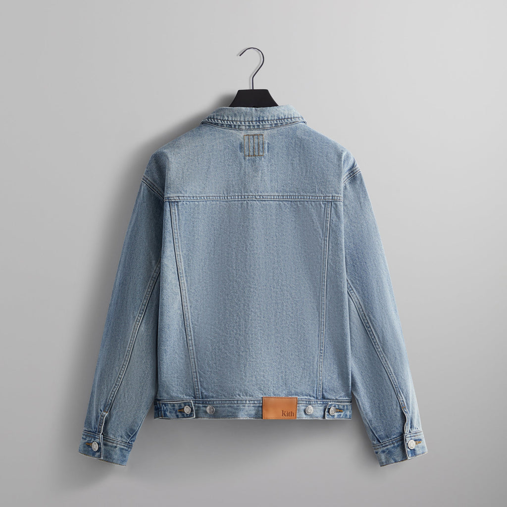 Kith Centre Denim Jacket - Light Indigo – Kith Canada