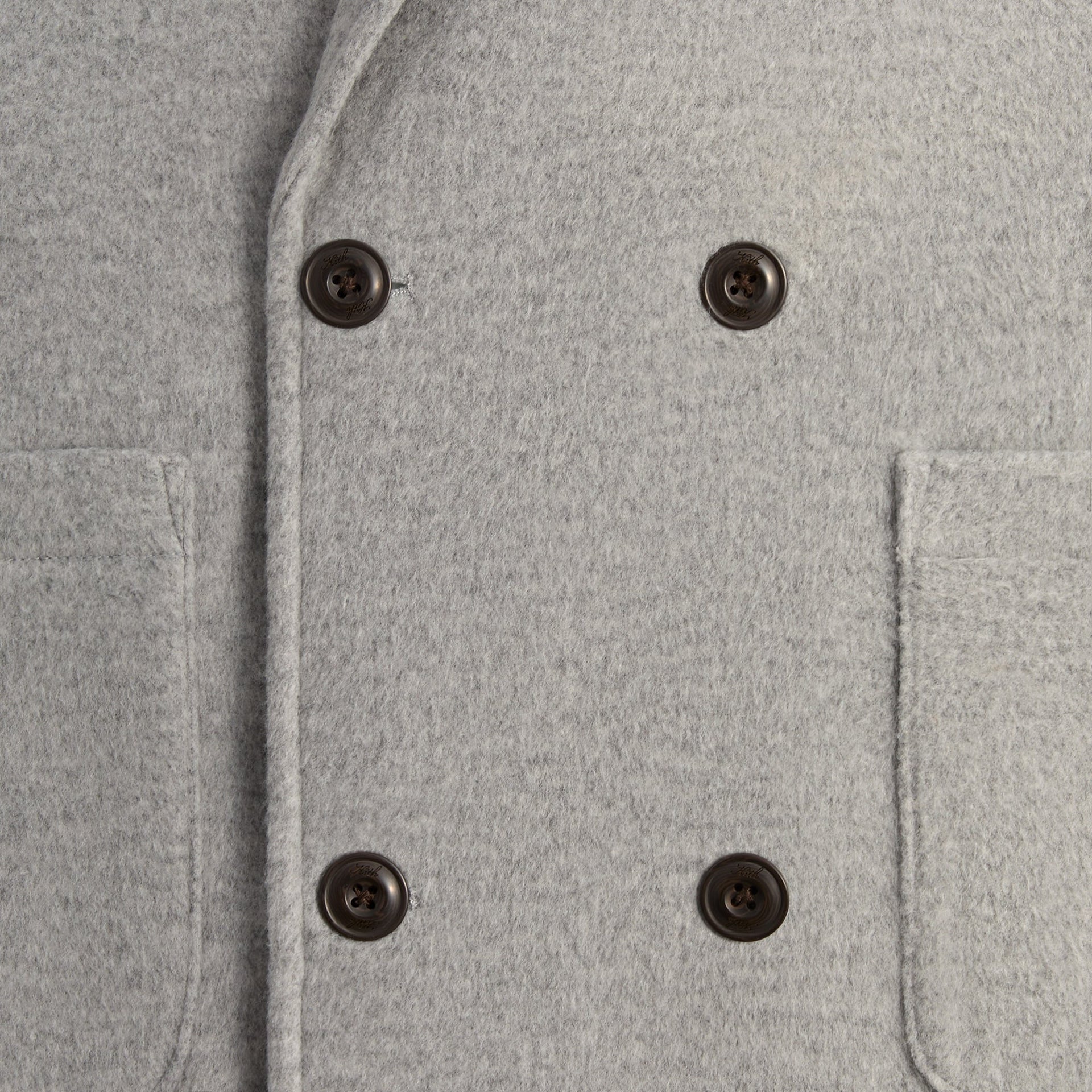 Kith Brushed Jersey Raya Blazer - Medium Heather Grey