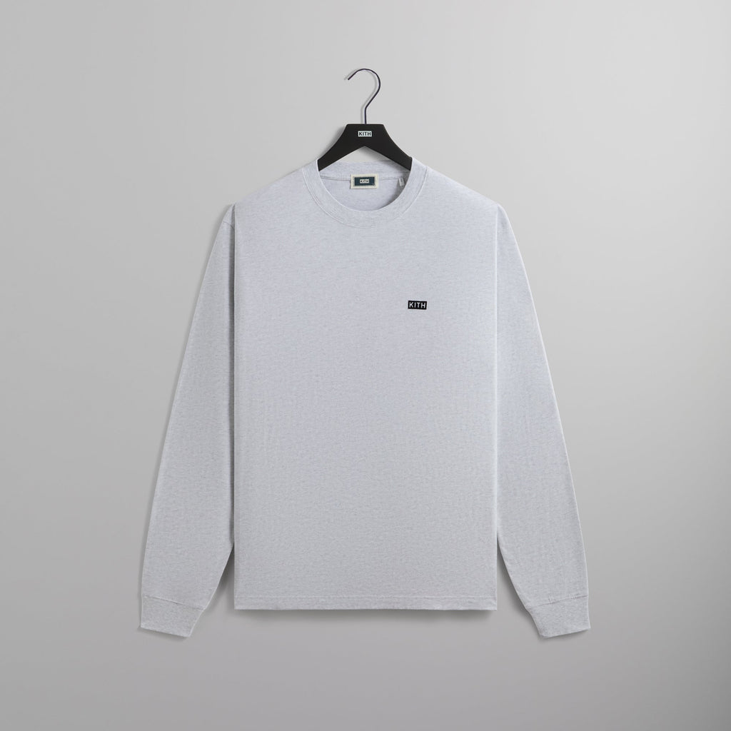 Kith Long Sleeve LAX Tee - Light Heather Grey – Kith Canada