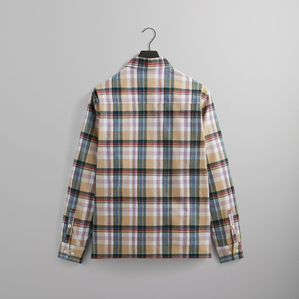 Kith Brushed Flannel Ginza Shirt - Canvas – Kith Canada