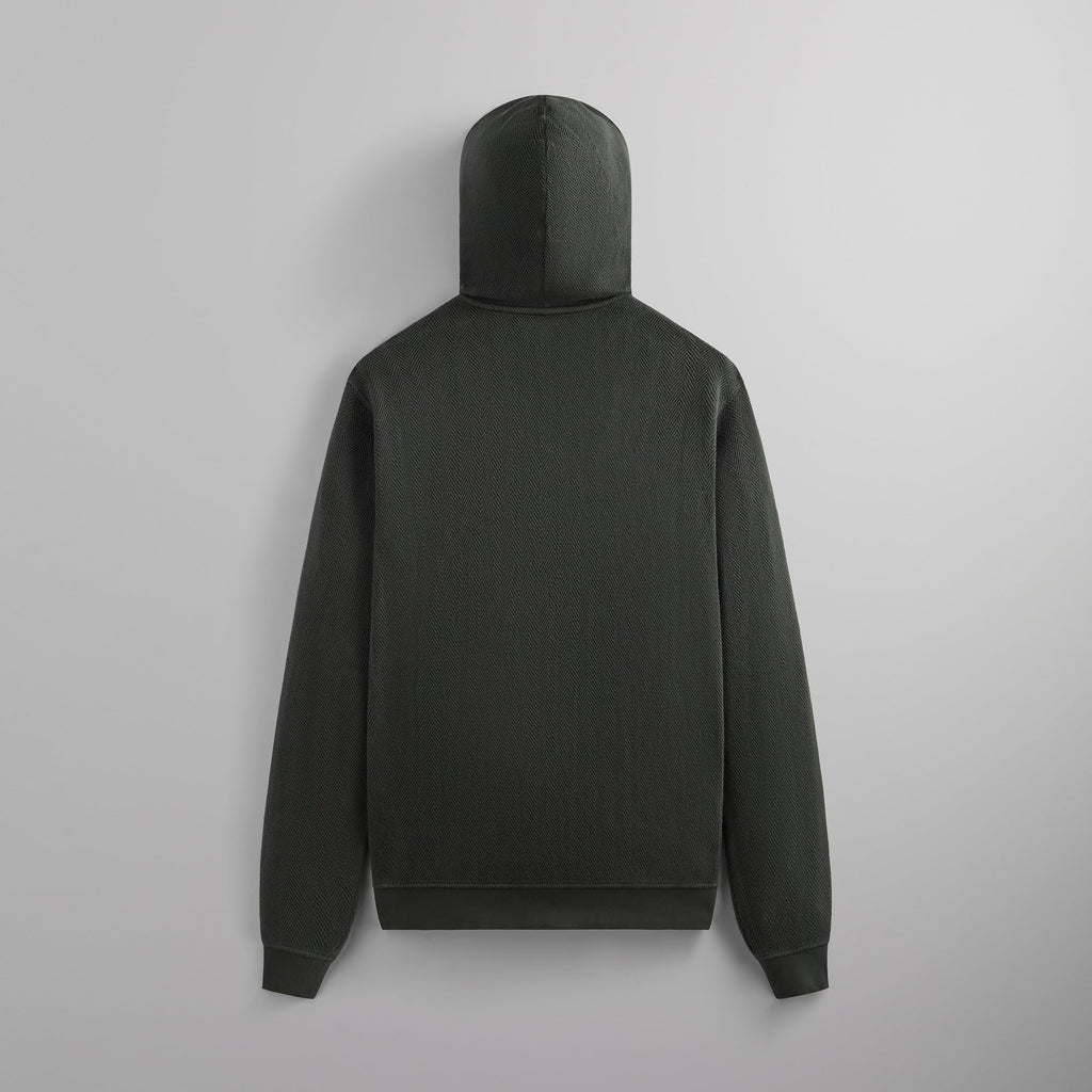 Kith Herringbone Fleece Williams V Hoodie - Machine – Kith Canada