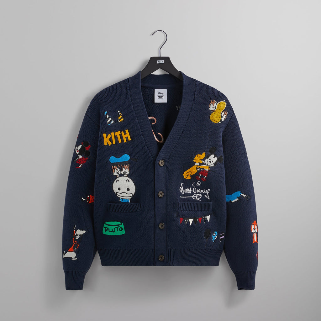 Disney | Kith for Mickey & Friends Chunky Yarn Cardigan - Nocturnal