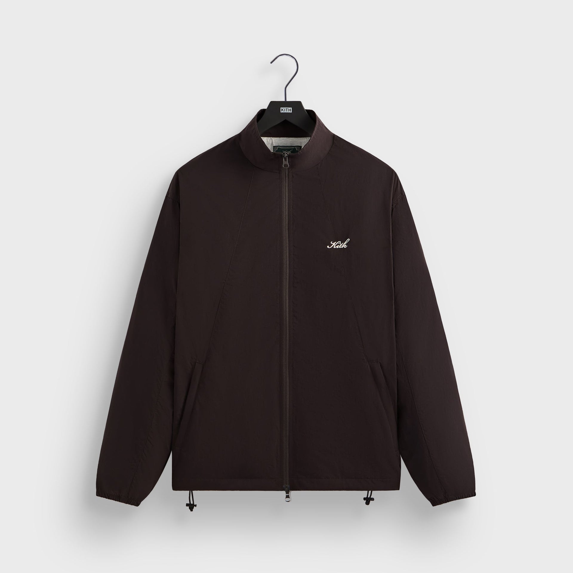 Kith Wrinkle Nylon Windsor Panelled Track Jacket in Kindling
