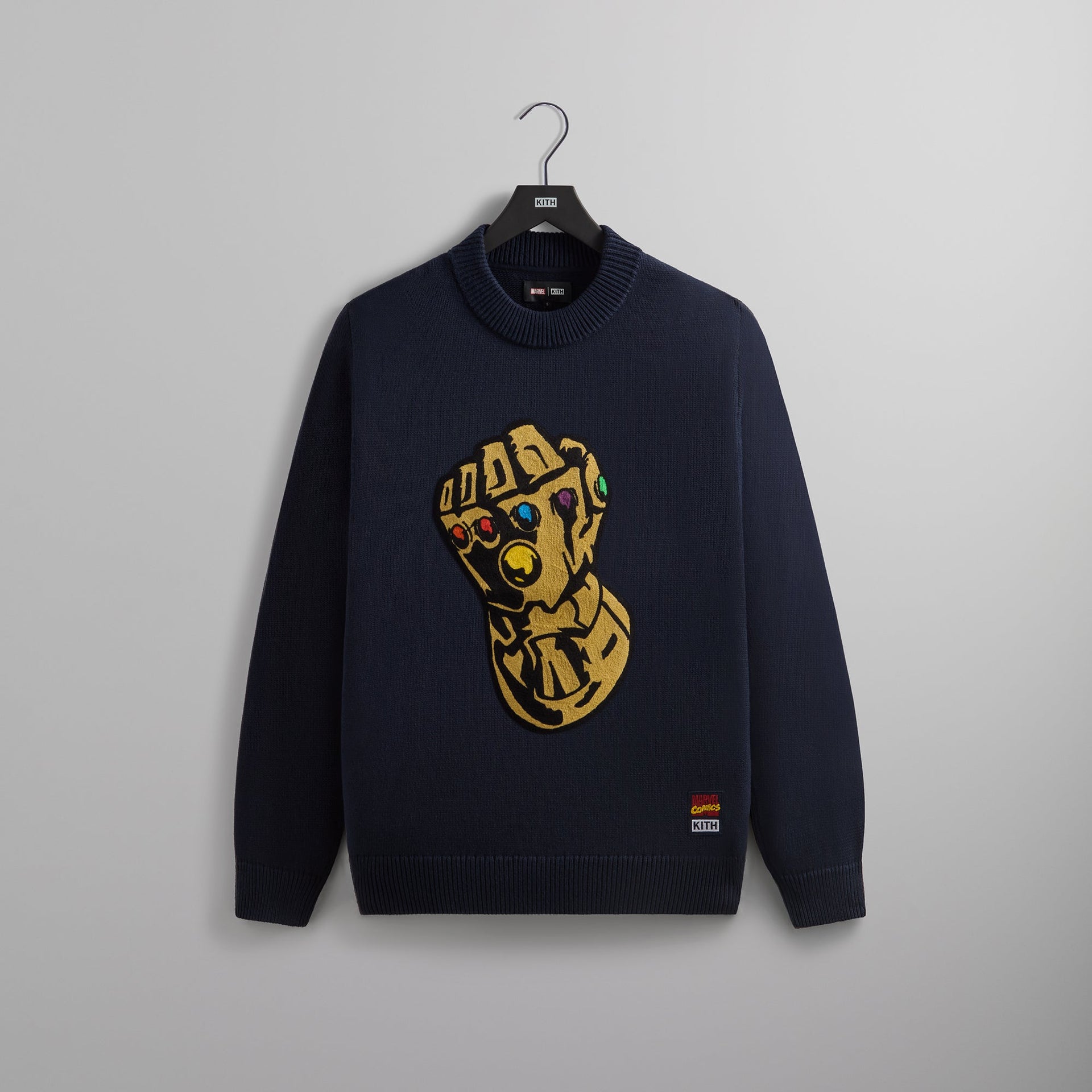 Marvel | Kith Thanos Lewis Crewneck Sweater - Nocturnal