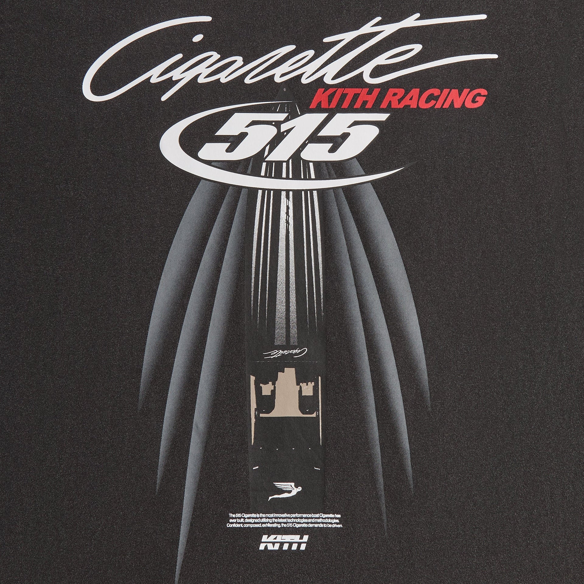 Kith for Cigarette Racing 515 Vintage Tee - Black
