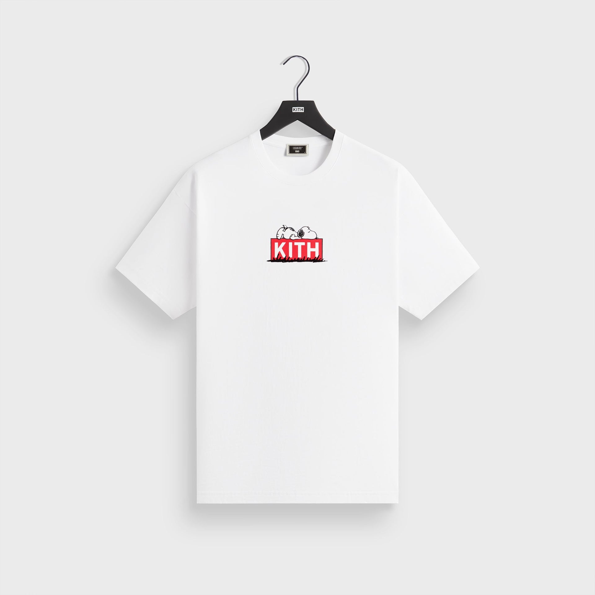 Kith for Peanuts Doghouse Classic Logo Tee - White