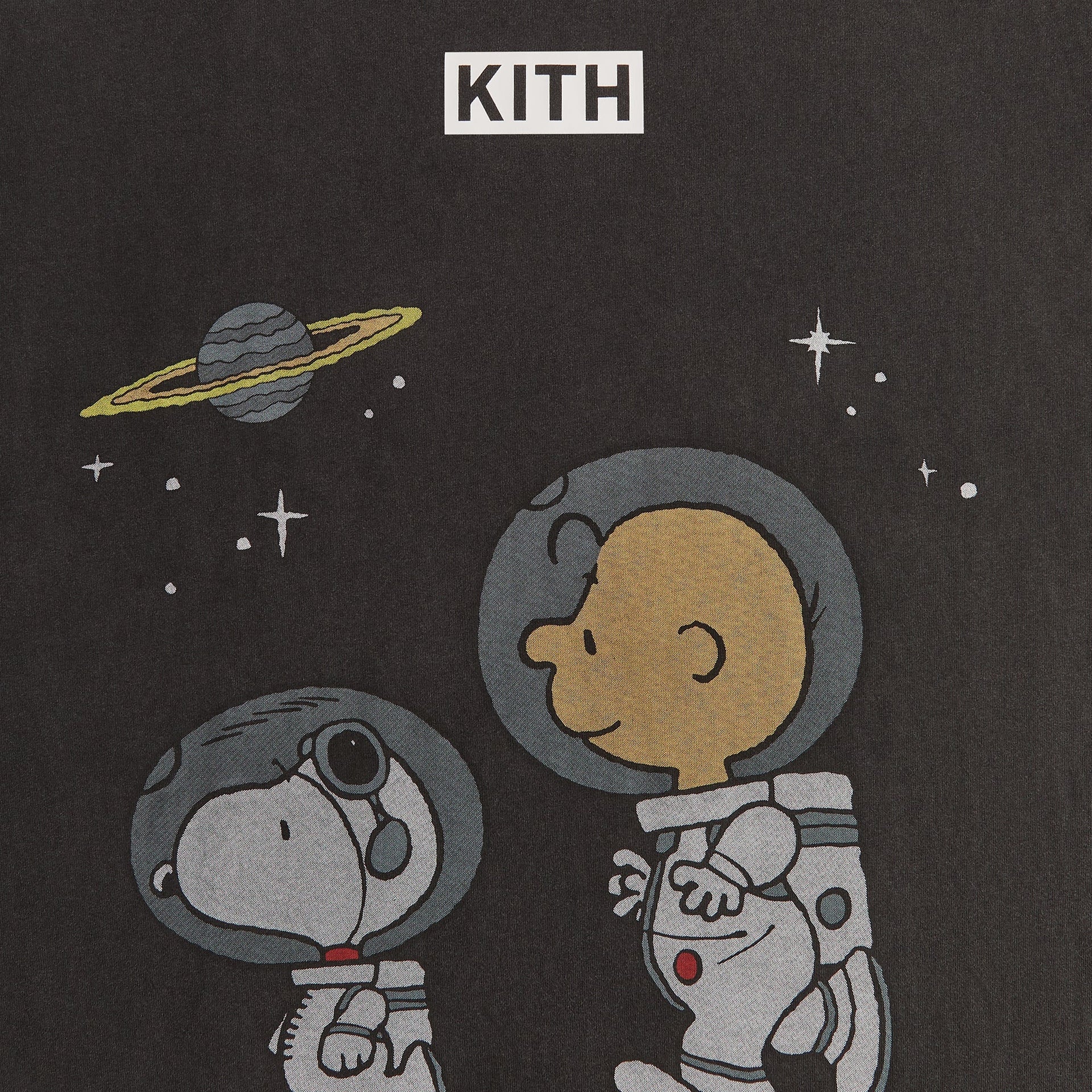 Kith for Peanuts Space Vintage Tee - Black