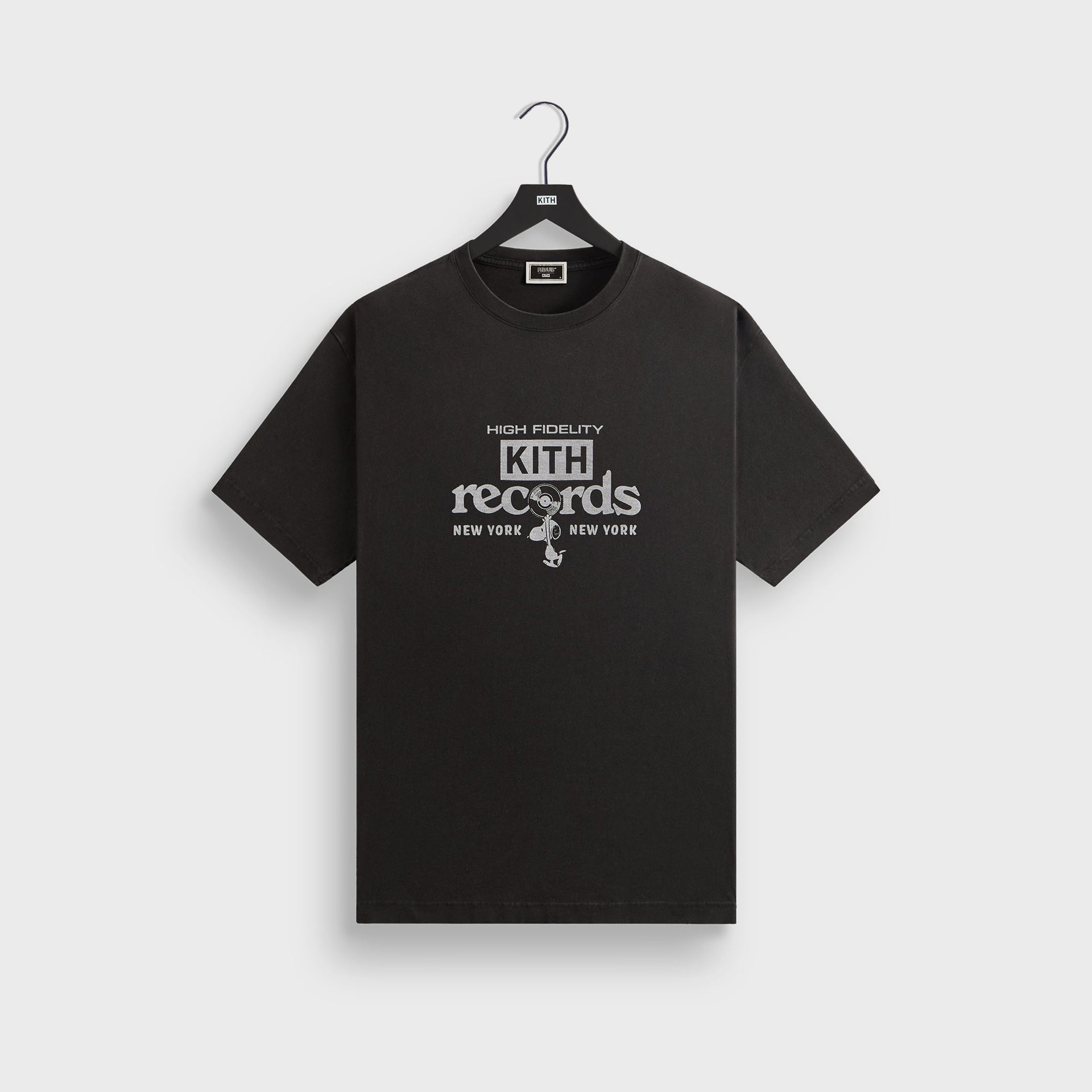 Kith for Peanuts High Fidelity Vintage Tee - Black