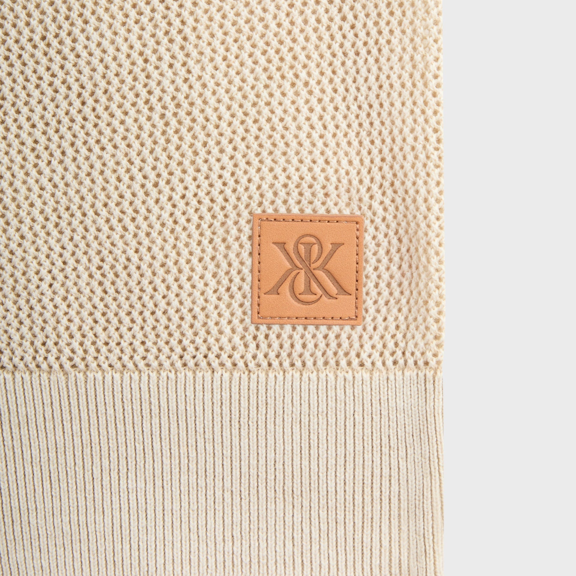 Kith Open Knit Drew Polo - Veil