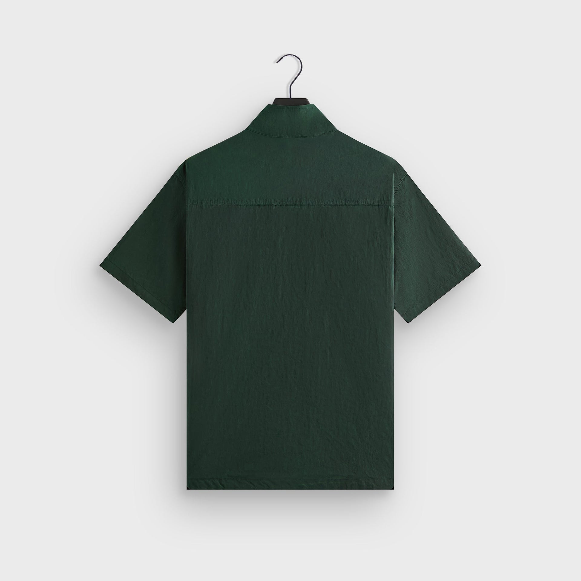 Kith Nylon Short Sleeve Colton Zip Up Shirt - Stadium