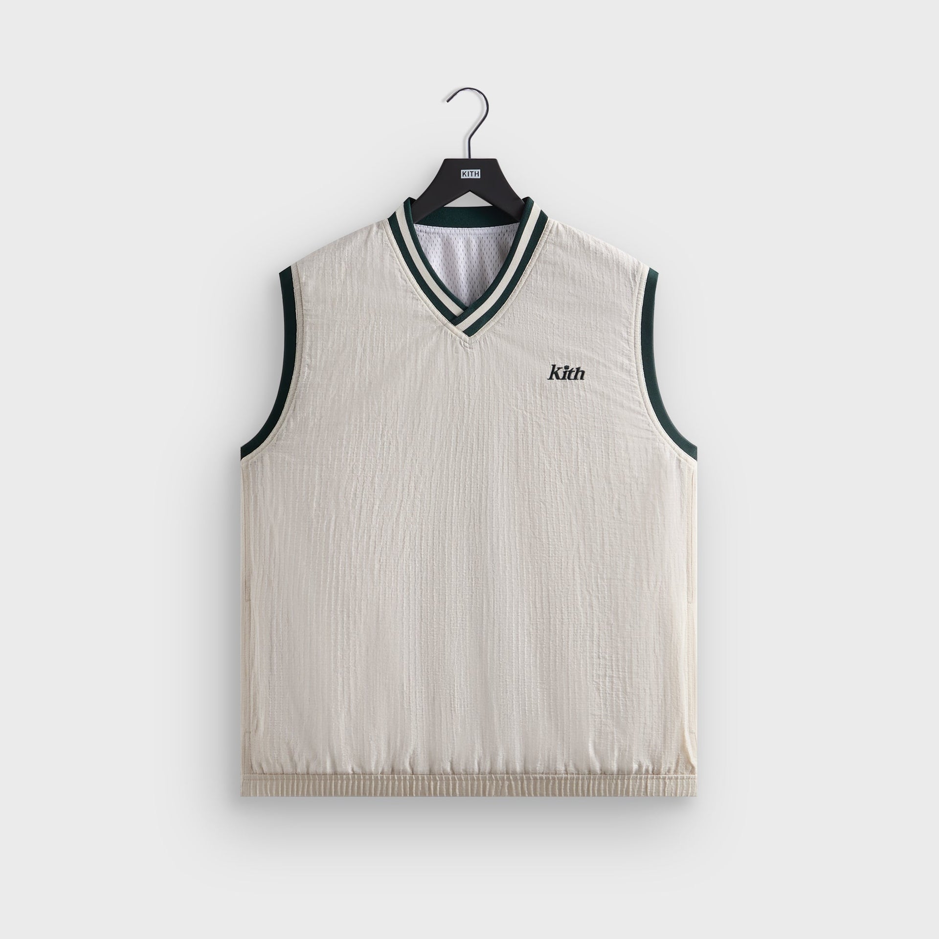 Kith for Wilson Dobby Reversible Vest - Sandrift