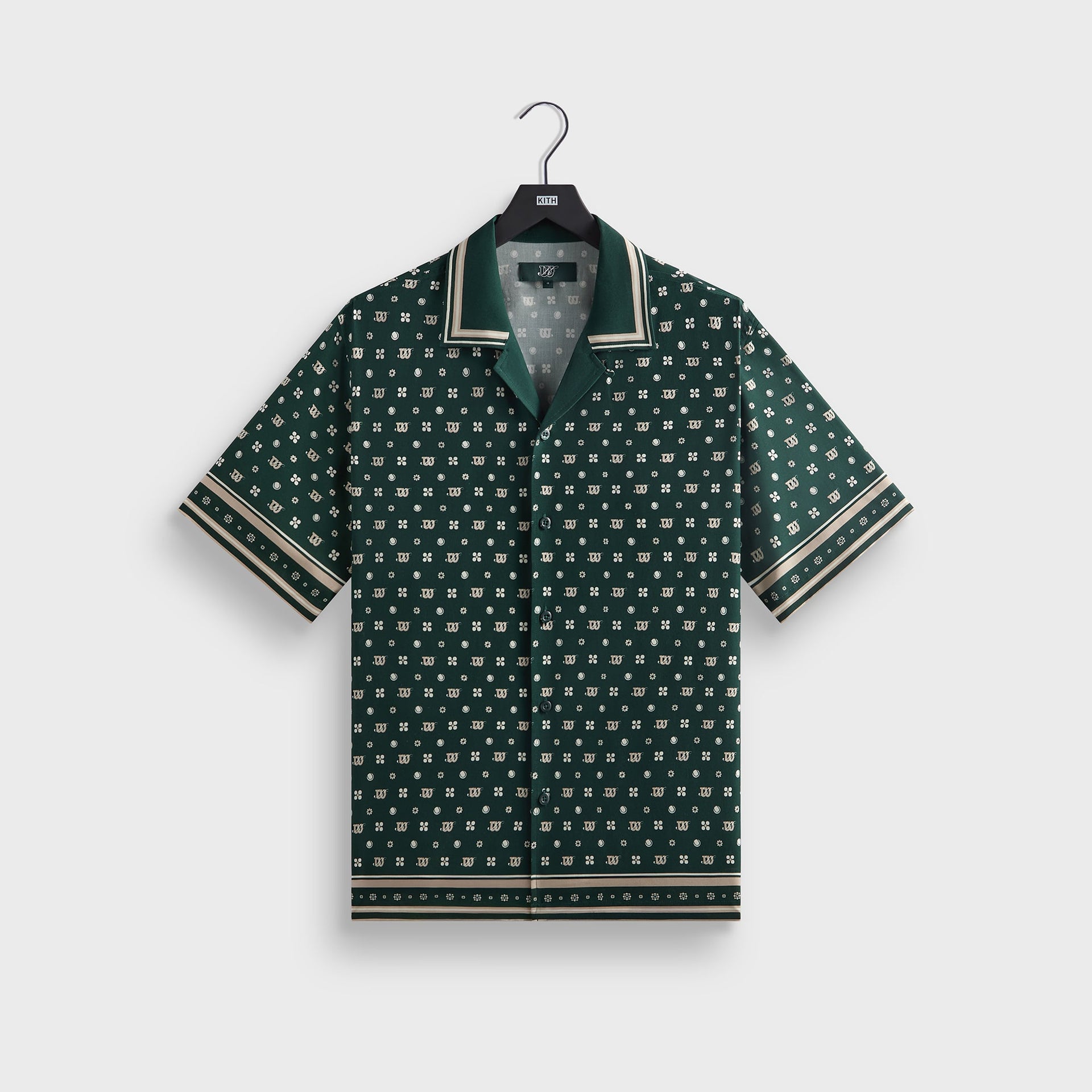 Kith for Wilson Silk Lyocell Thompson Camp Collar Shirt - Stadium