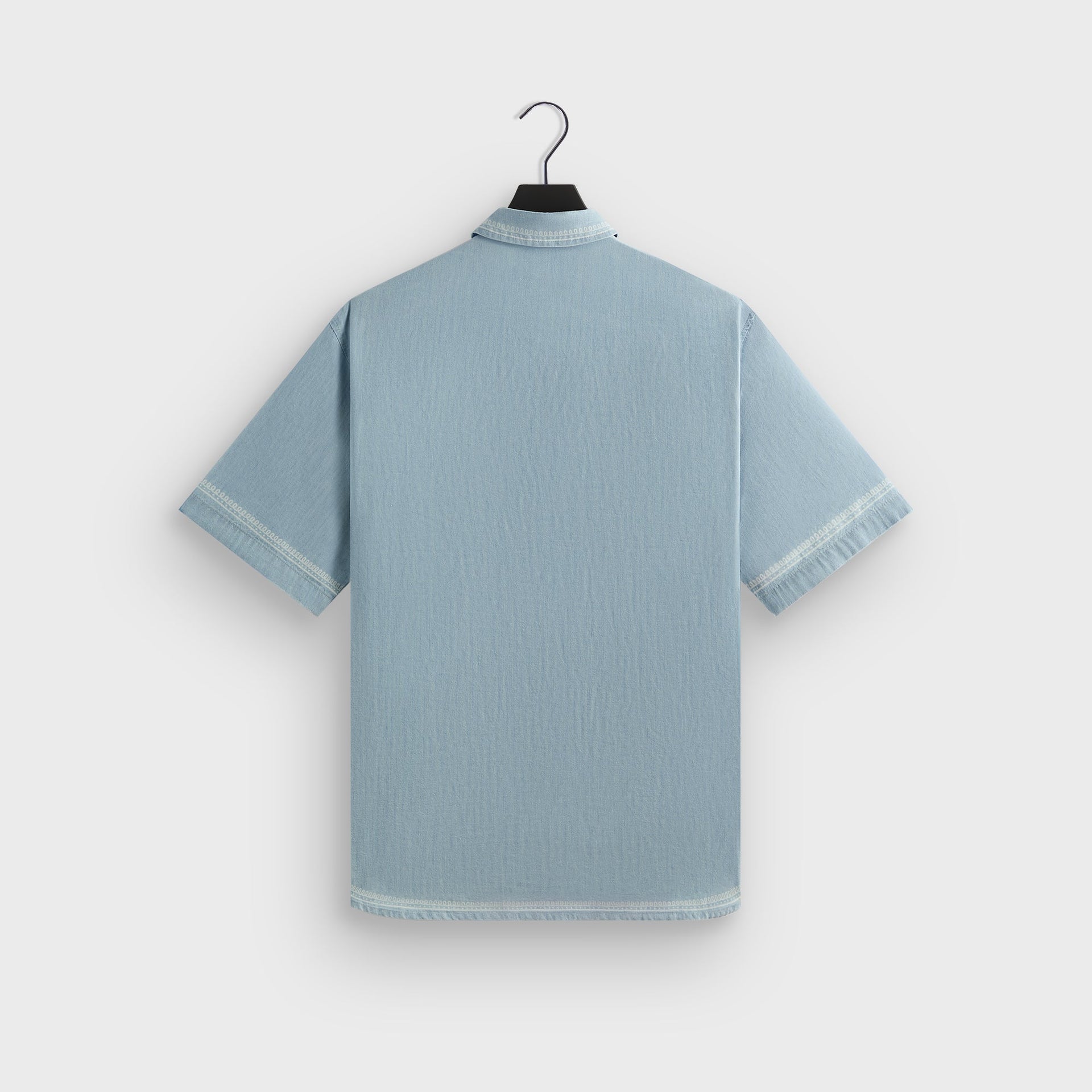 Kith Chambray Paxton Short Sleeve Buttondown -  Light Indigo