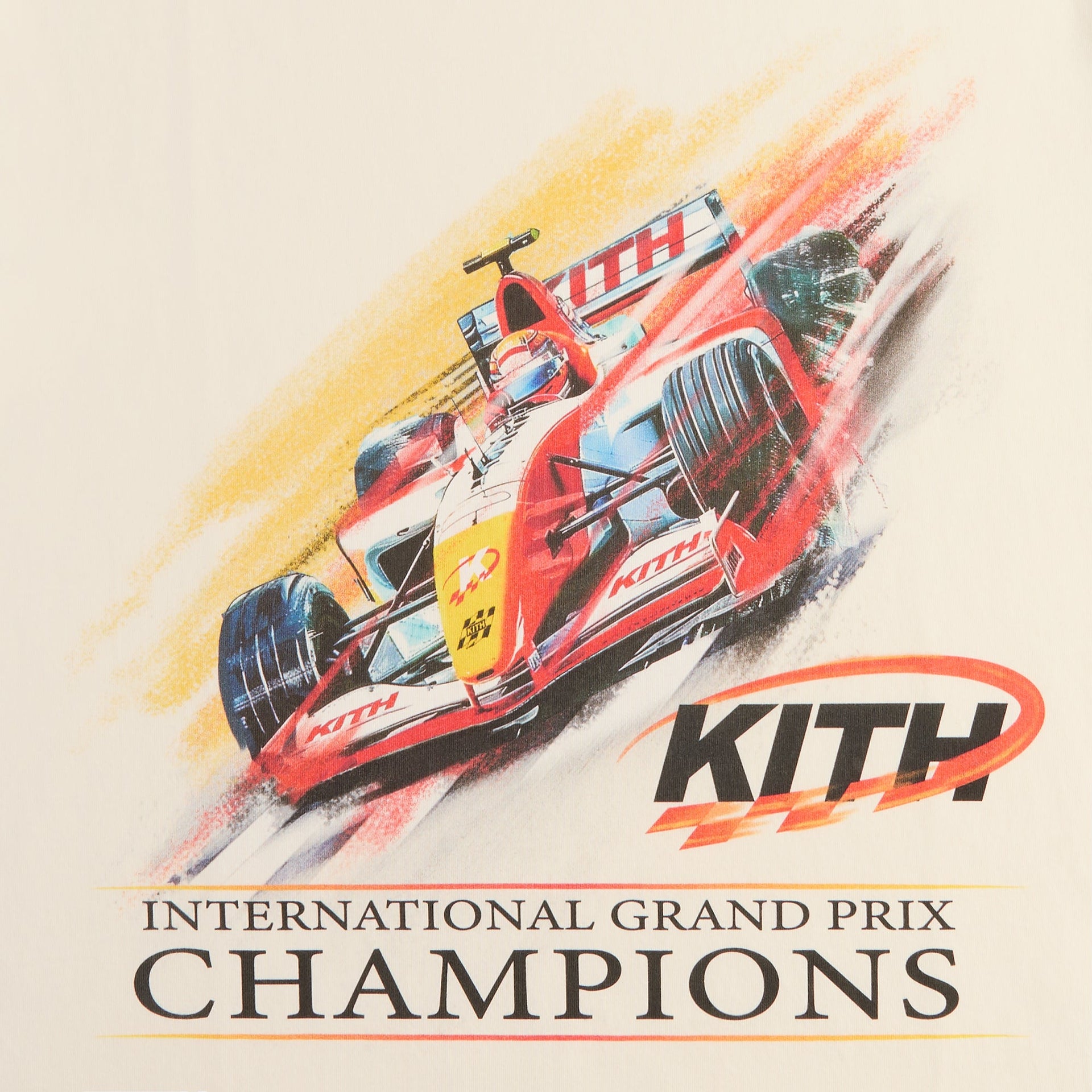 Kith F1 Champion Vintage Tee - Silk