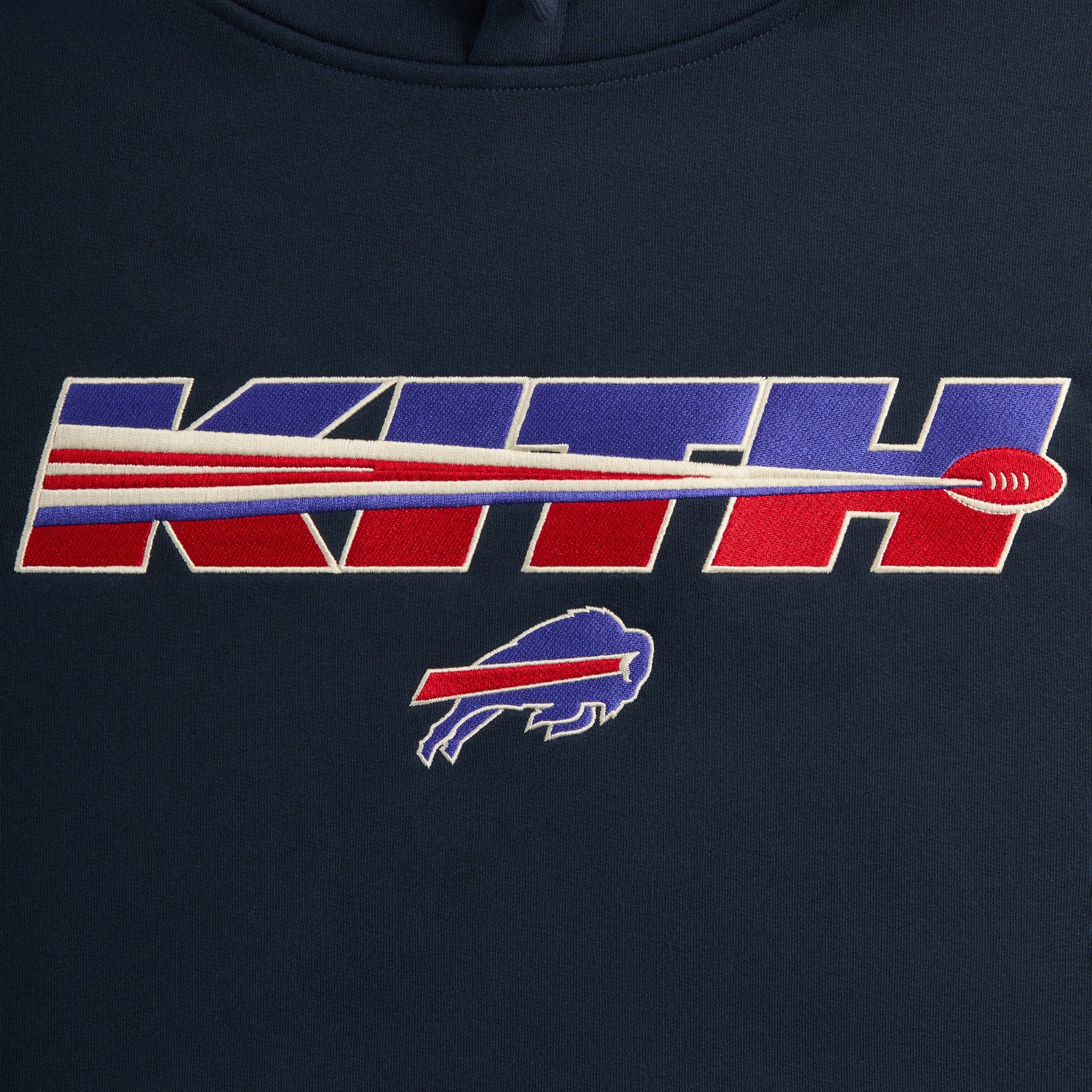 Kith for the NFL Buffalo Bills Vintage Nelson Hoodie - Nocturnal