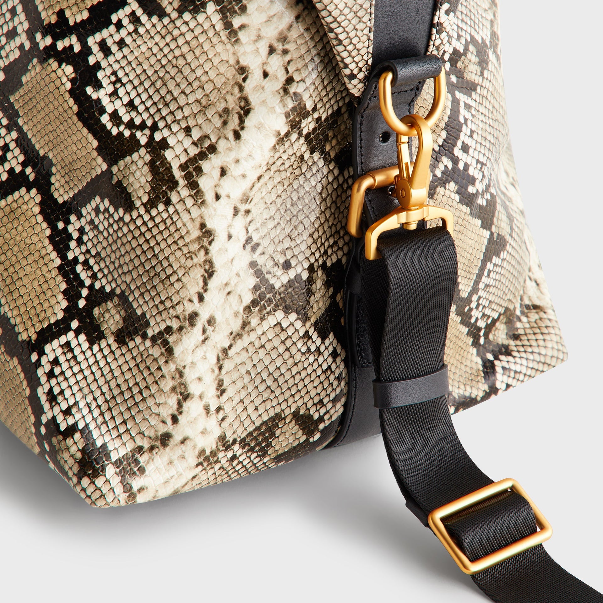 Kith Printed Python Duffle Bag - Concrete