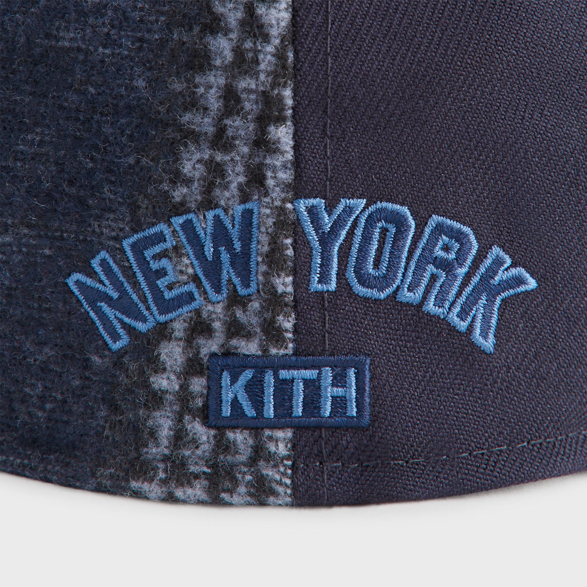 Kith & New Era for the New York Yankees Patchwork Wool 59FIFTY Low Profile Cap - Nocturnal