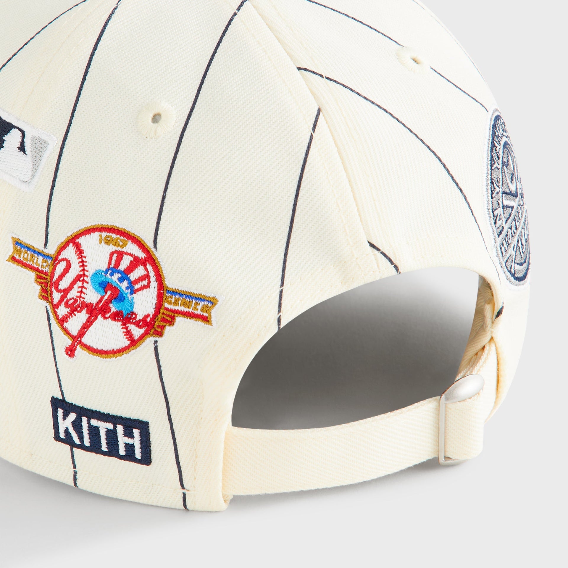 Kith & New Era for the New York Yankees Stripe 9FORTY MCrown A Frame Cap - Sandrift