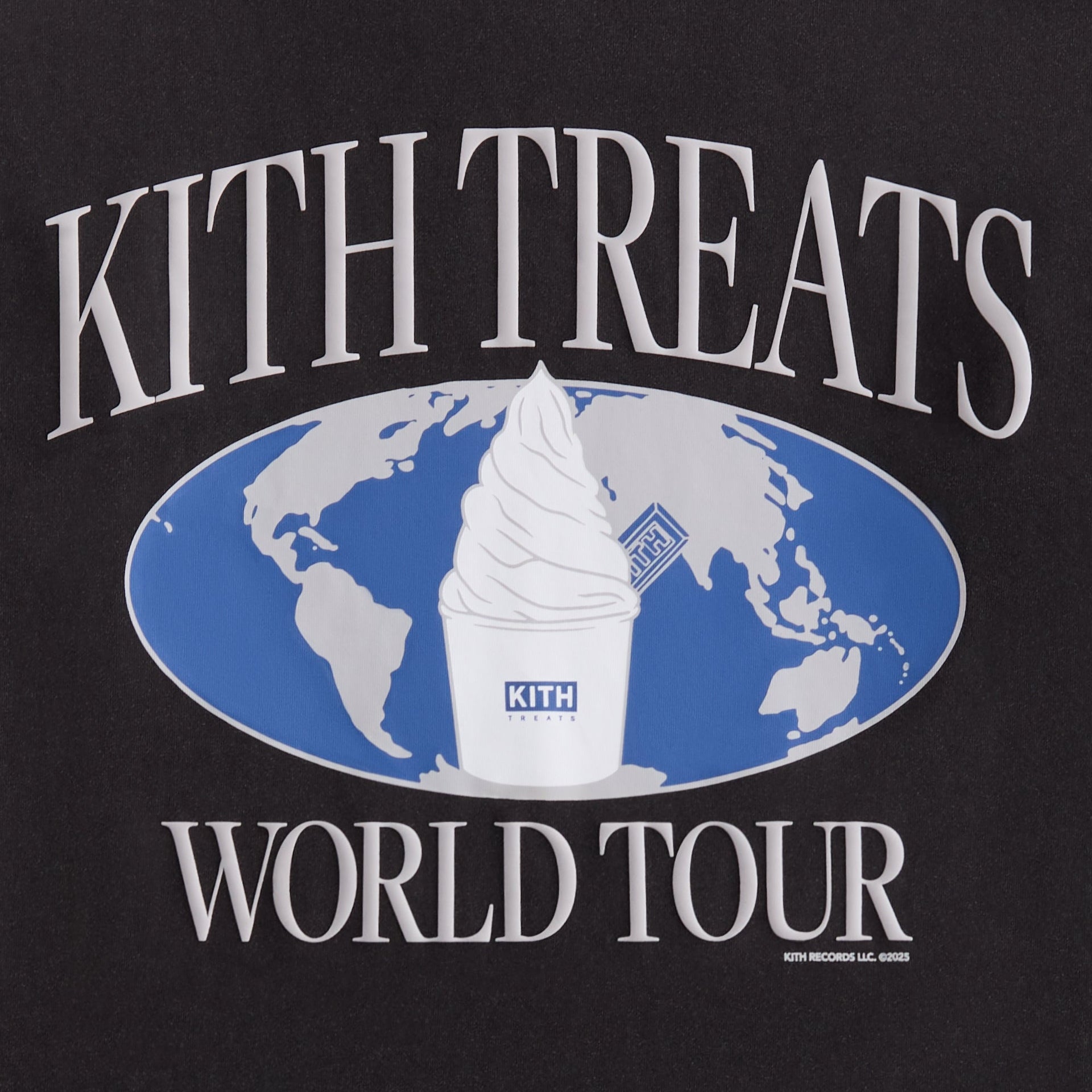 Kith Treats S.W.I.R.L. Tour Vintage Tee - Black