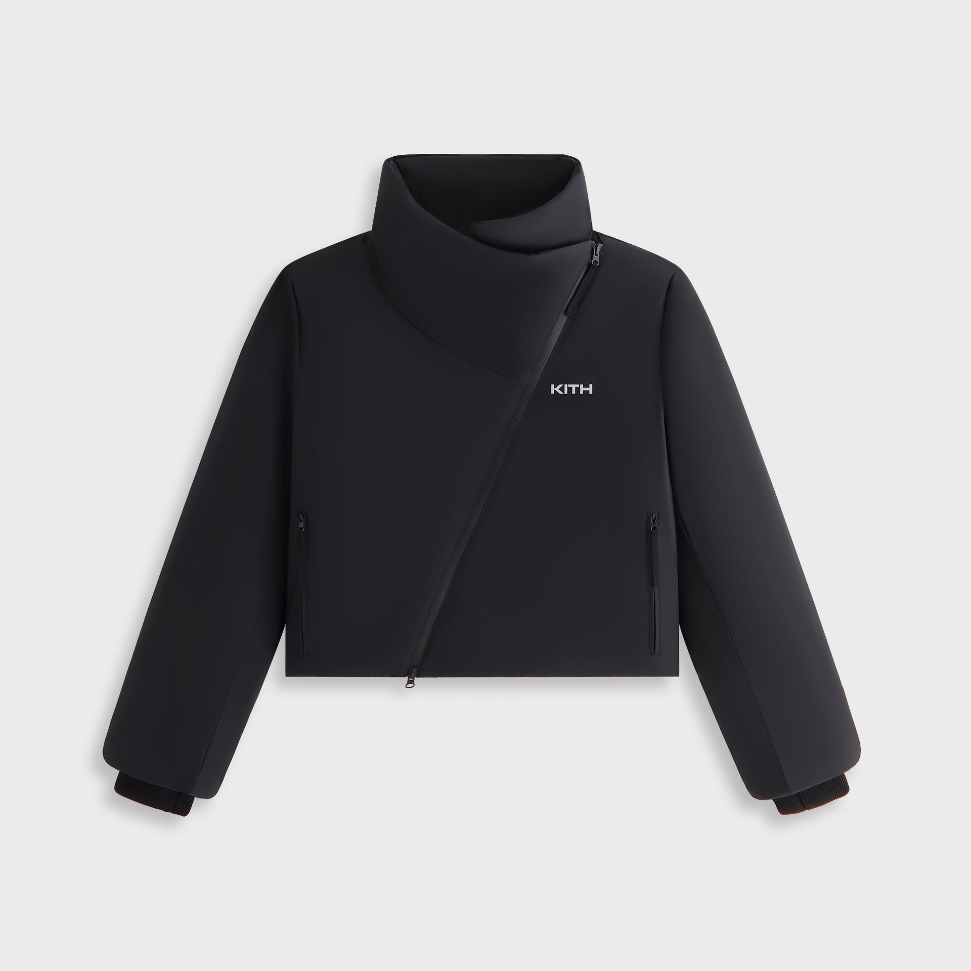 Kith Women Helia Asymmetrical Jacket - Black - PH