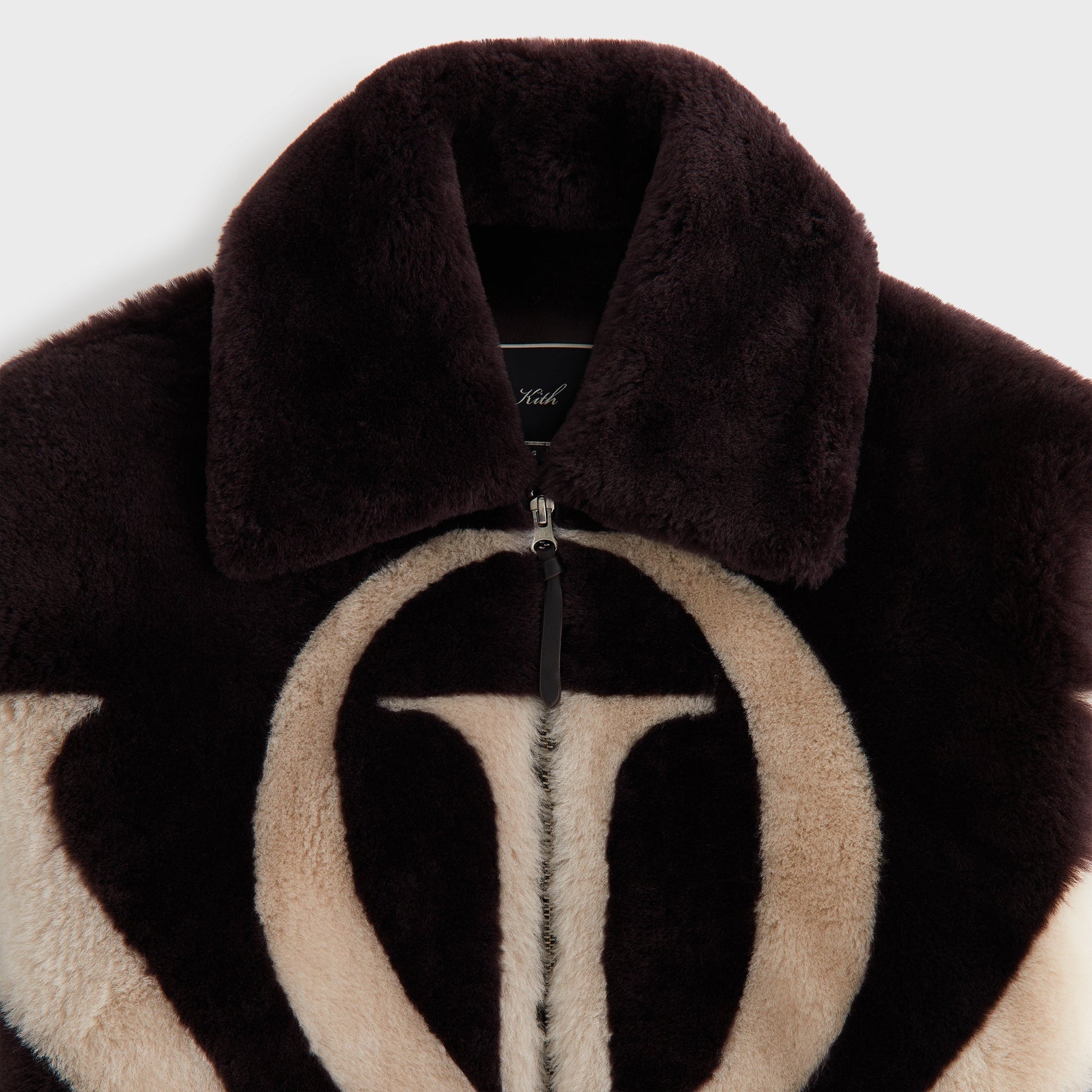 Kith Women Waylon II Shearling Crest Jacket - Incognito - PH