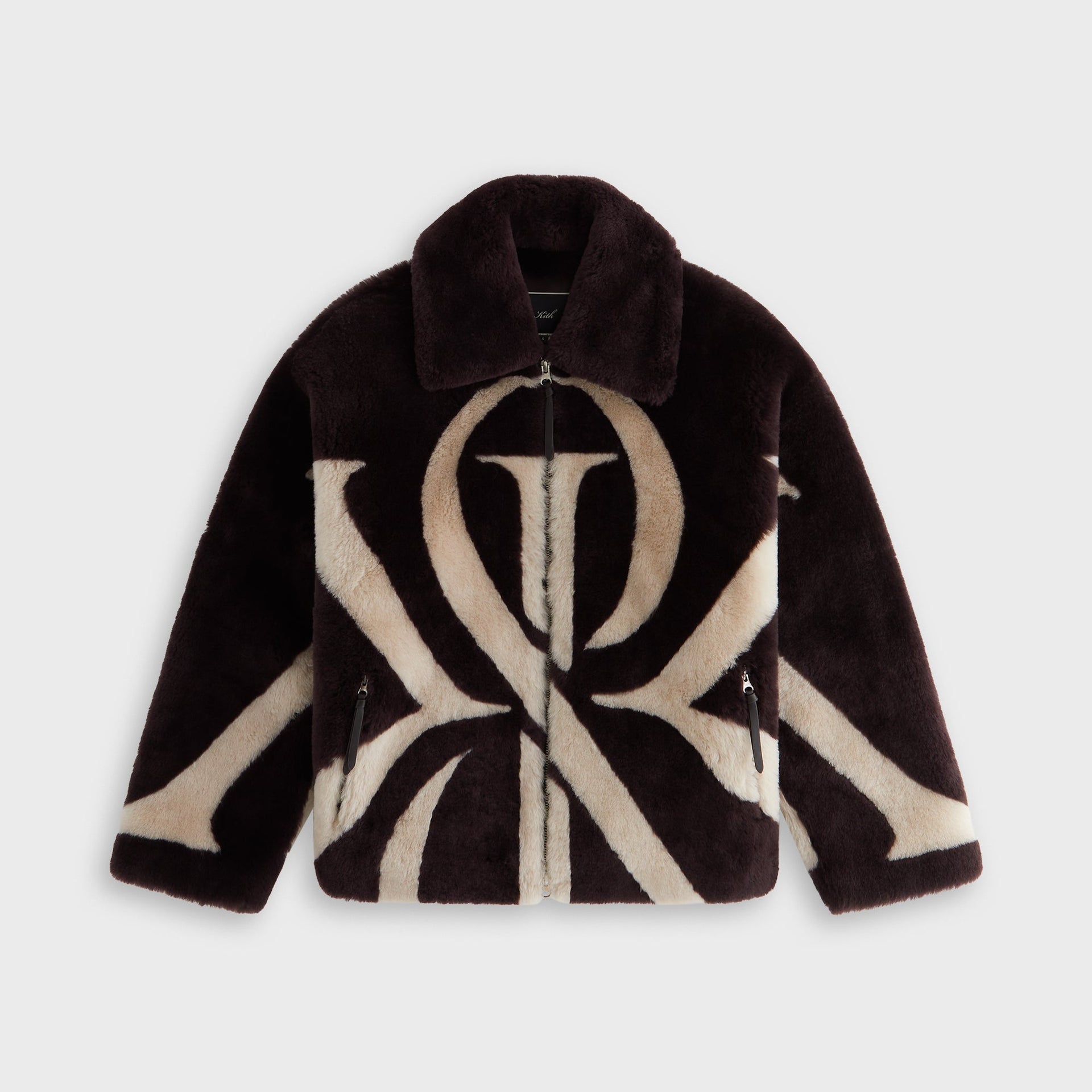 Kith Women Waylon II Shearling Crest Jacket - Incognito