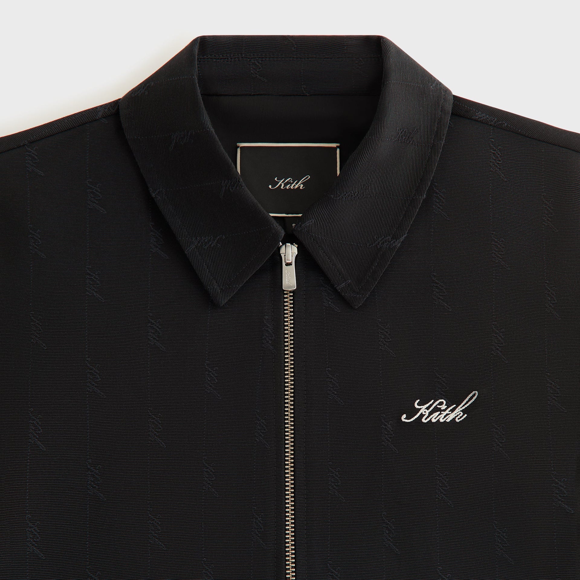 Kith Women Corwin Script Faille Jacket - Black