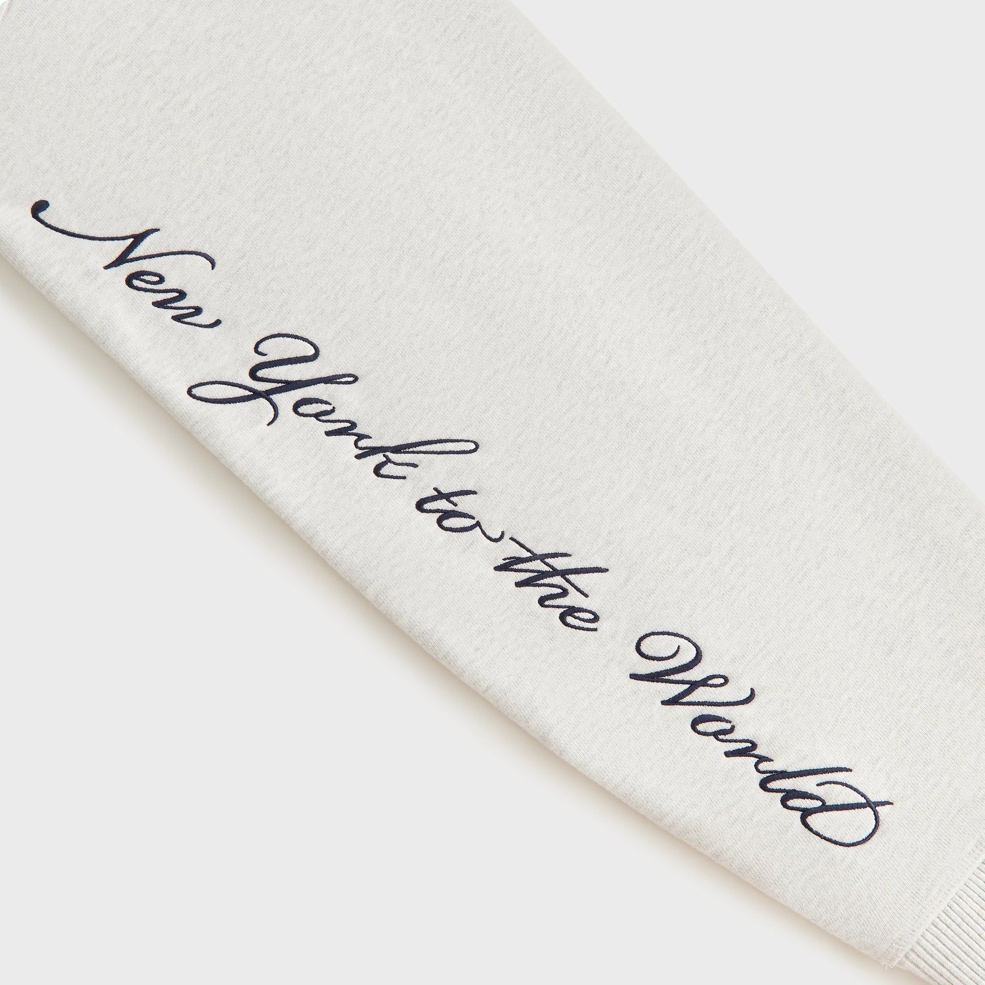 Kith Women Ashwin NY to the World Crewneck - Light Heather Grey